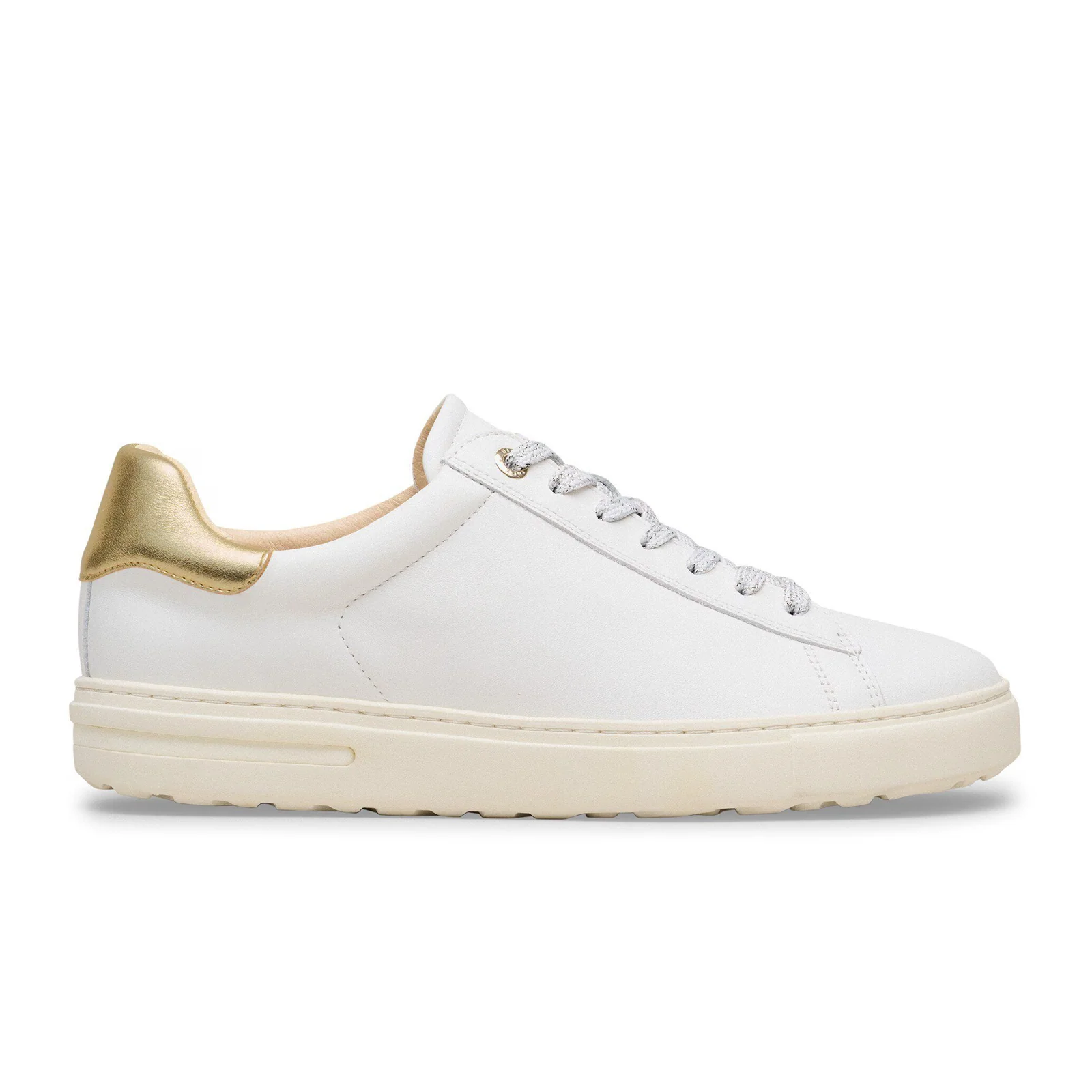 Birkenstock Bend Sneaker (Women) - White/Metallic Gold Leather - Image 5