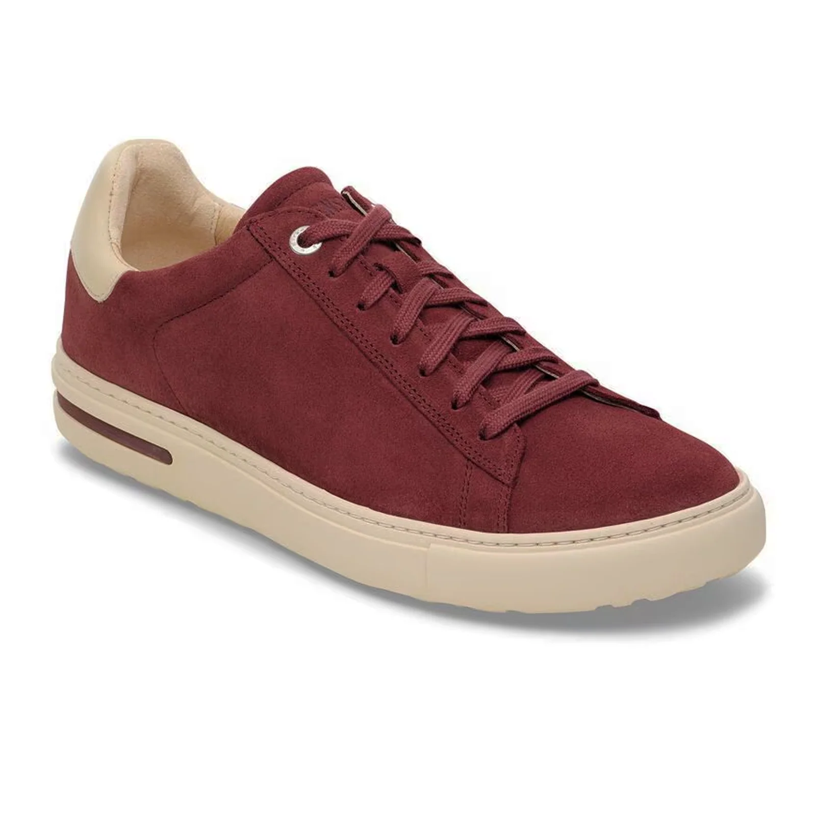 Birkenstock Bend Varsity Sneaker (Women) - Zinfandel Suede/Eggshell Leather