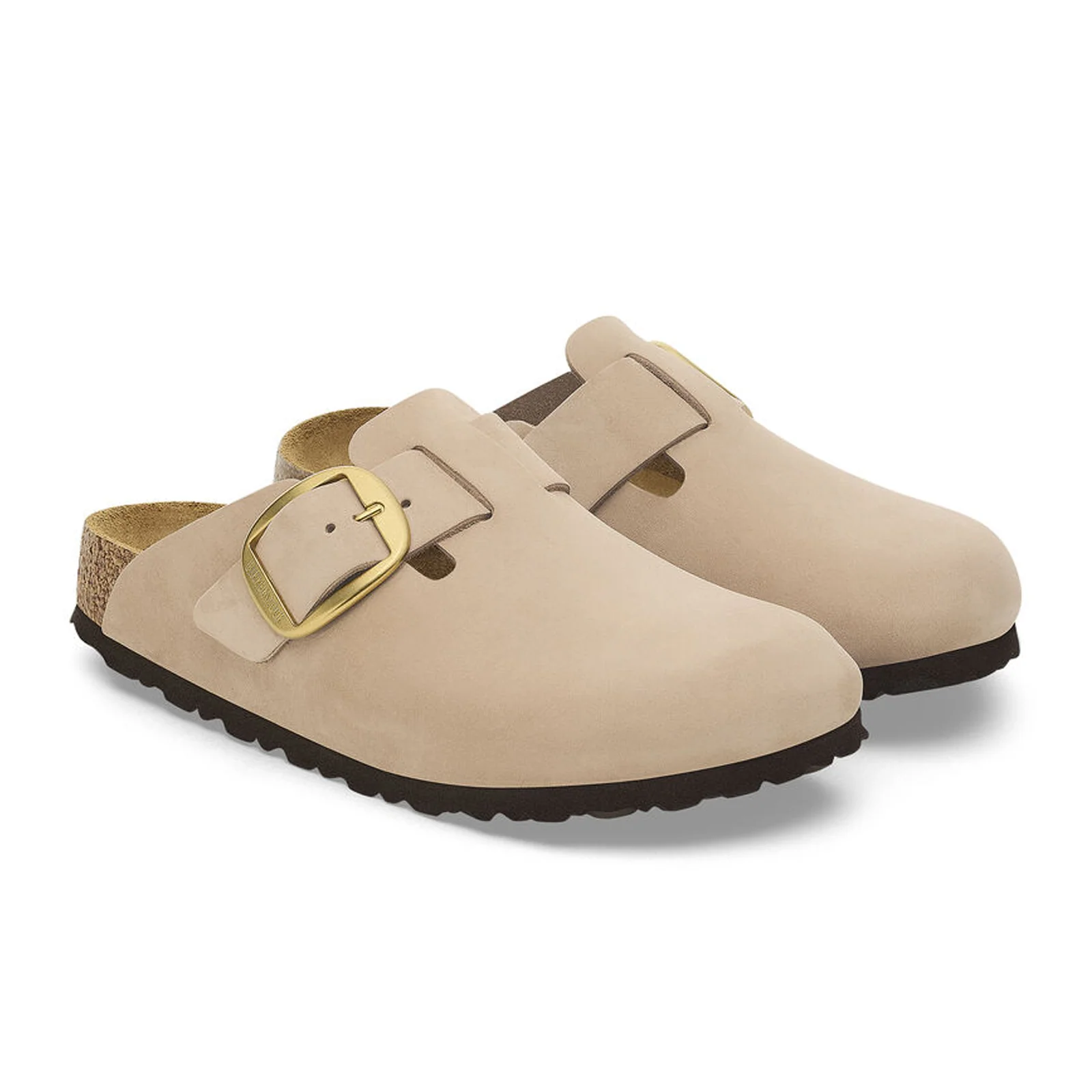 Birkenstock Boston Big Buckle Narrow Clog (Women) - Sandcastle Nubuck - Image 4