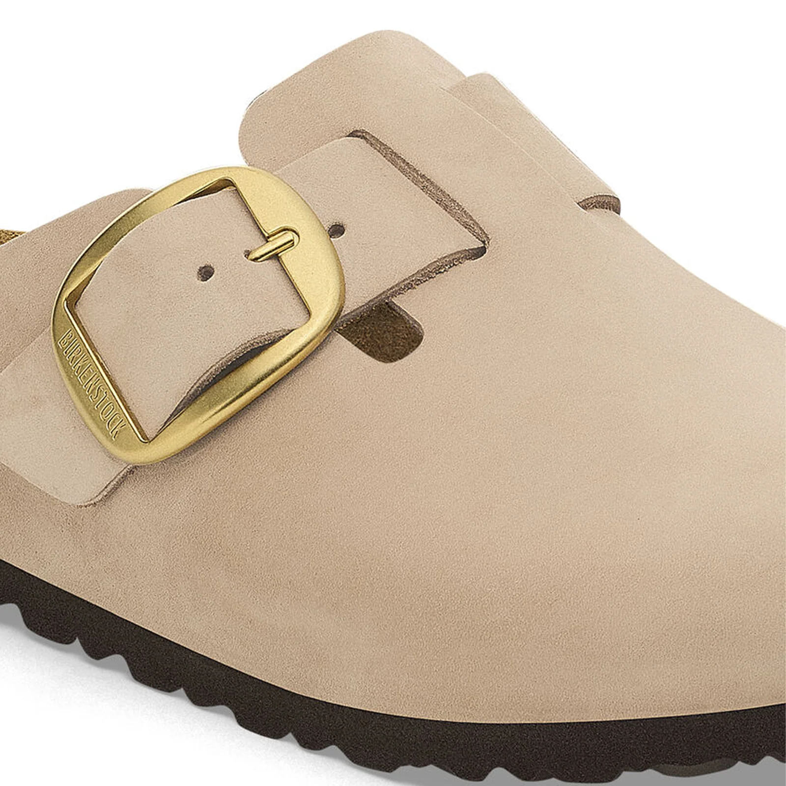Birkenstock Boston Big Buckle Narrow Clog (Women) - Sandcastle Nubuck - Image 5