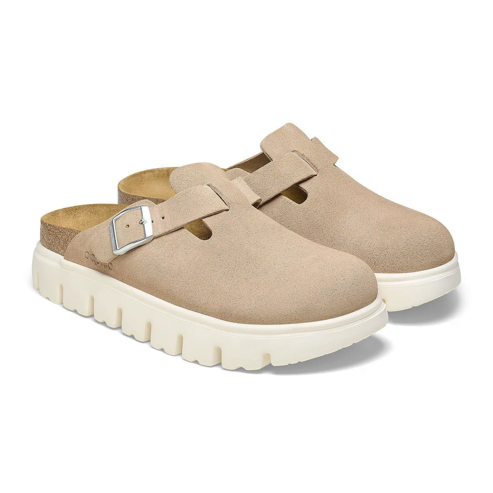 Birkenstock Boston Chunky Narrow Clog (Women) - Warm Sand Suede - Image 4