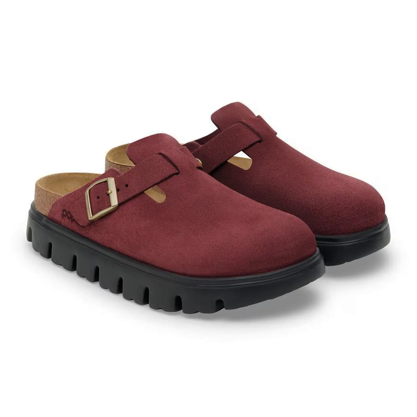 Birkenstock Boston Chunky Clog (Women) - Zinfandel Suede - Image 4
