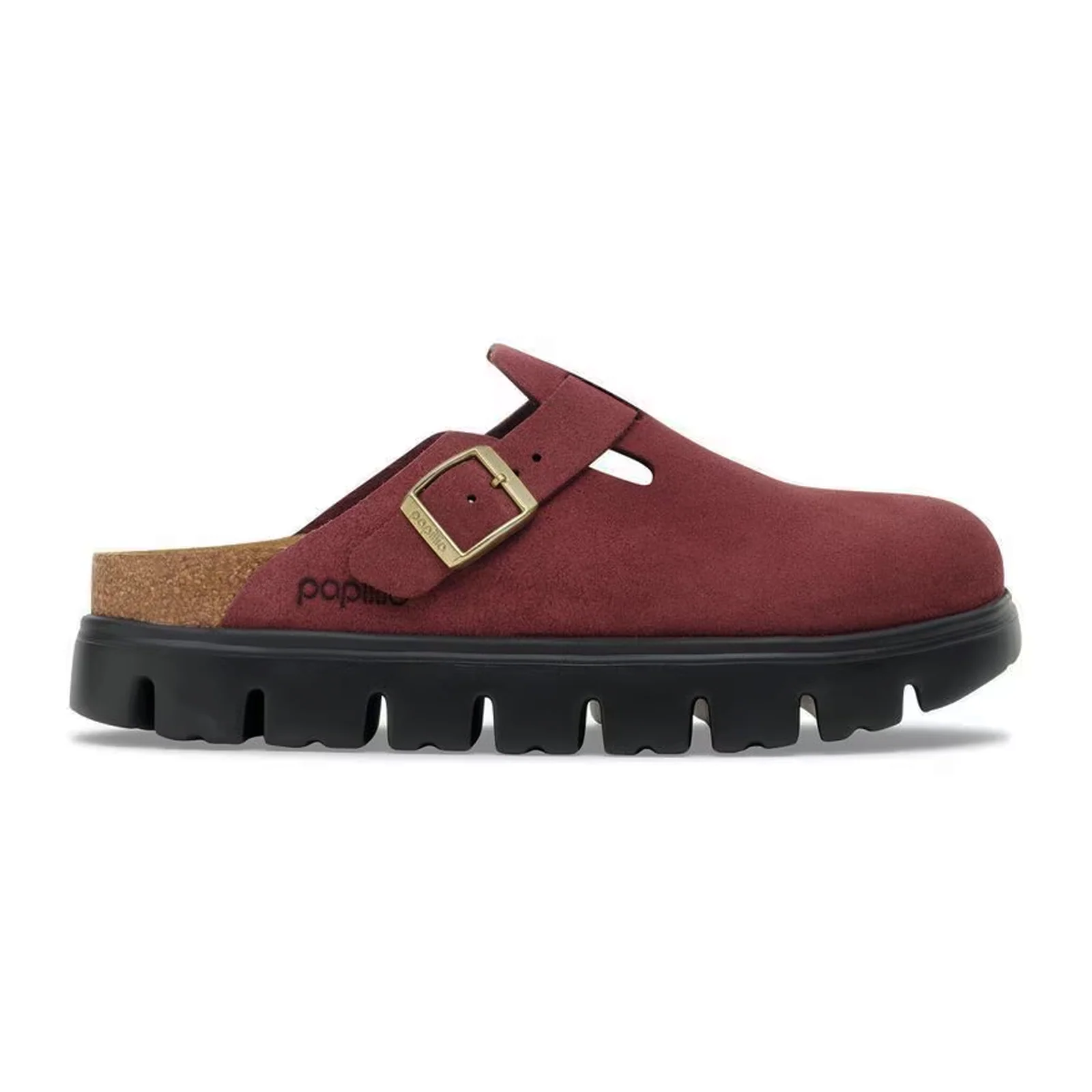 Birkenstock Boston Chunky Clog (Women) - Zinfandel Suede - Image 5