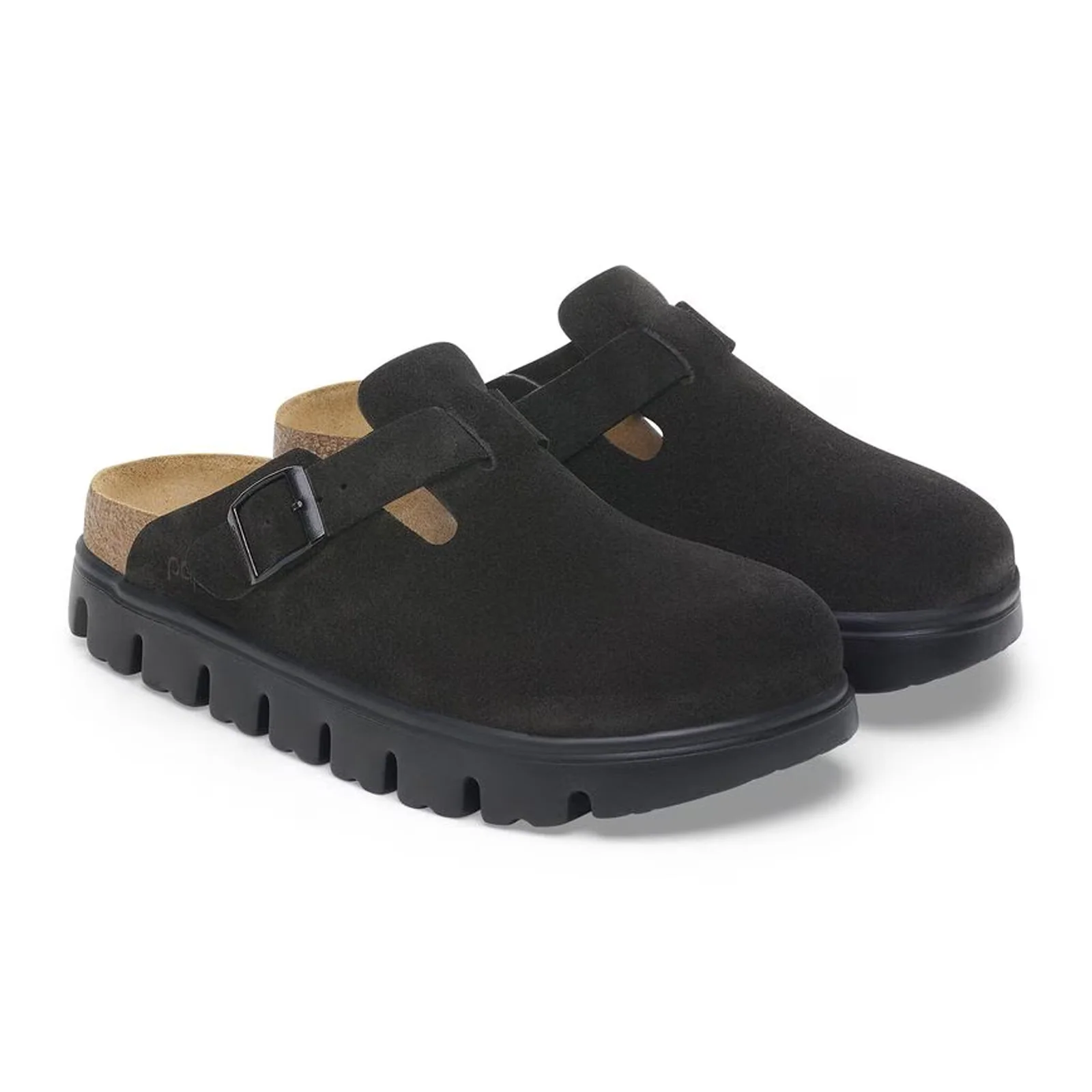 Birkenstock Boston Chunky Narrow Clog (Women) - Black Suede - Image 4