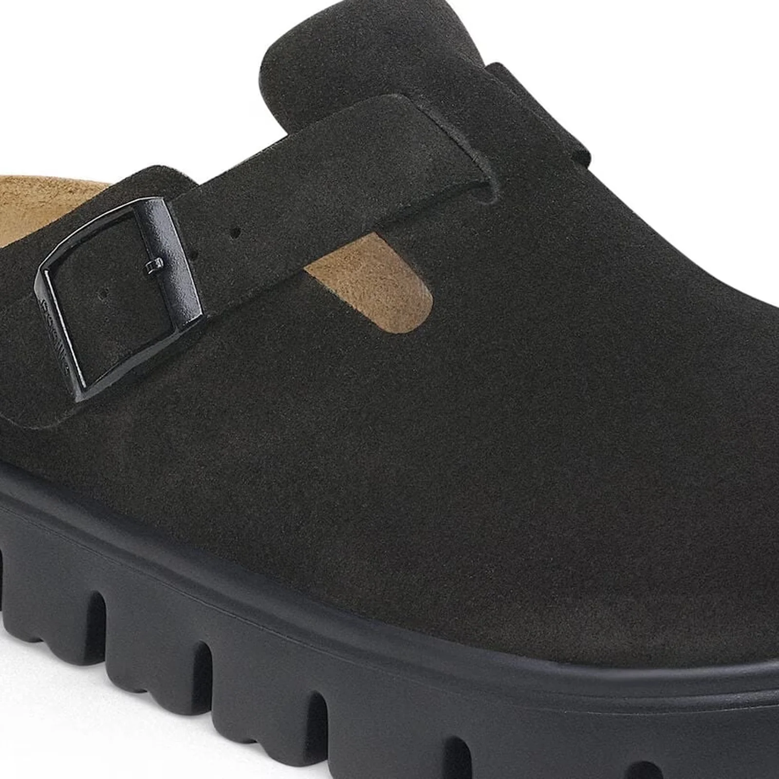 Birkenstock Boston Chunky Narrow Clog (Women) - Black Suede - Image 5