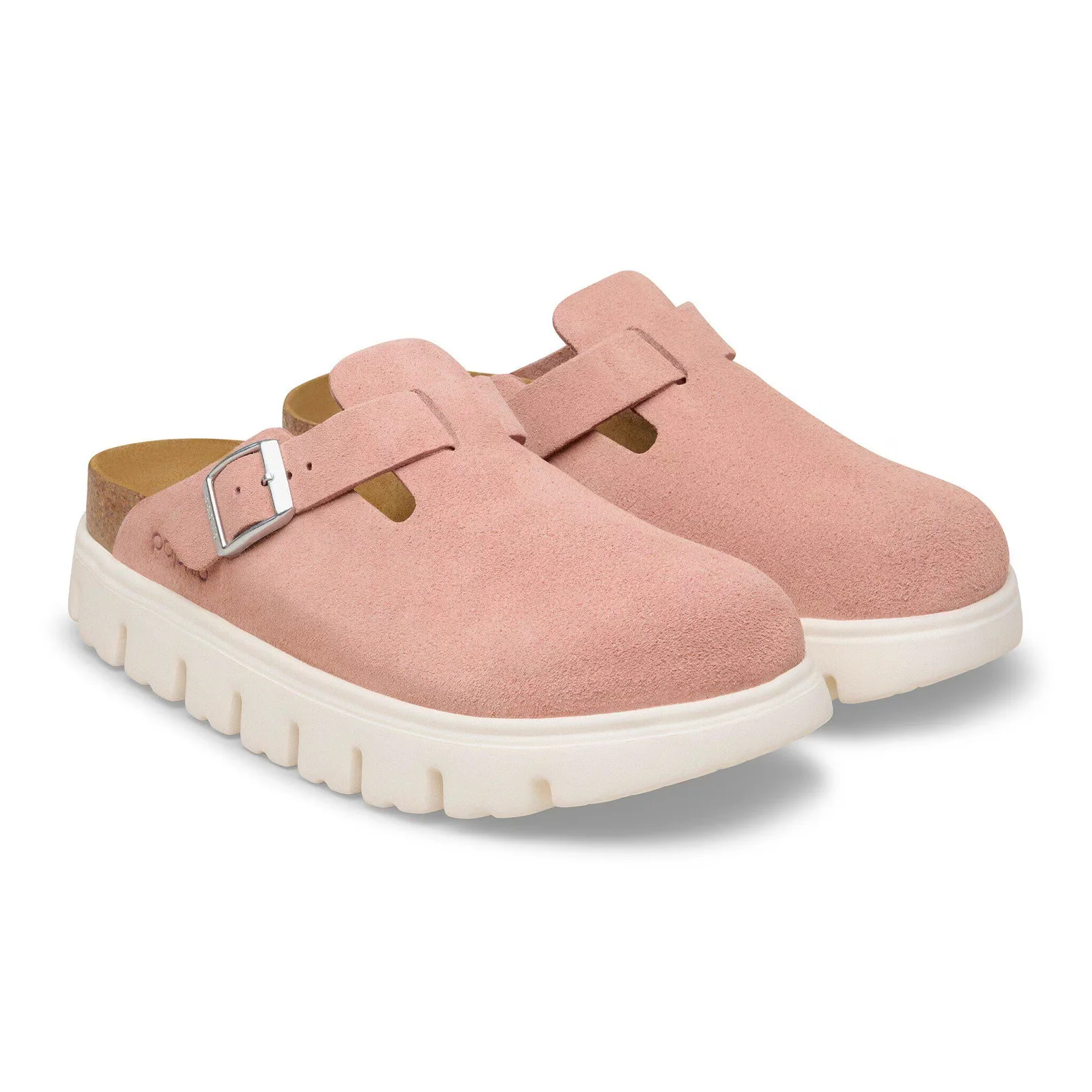 Birkenstock Boston Chunky Narrow Clog (Women) - Pink Clay Suede - Image 4