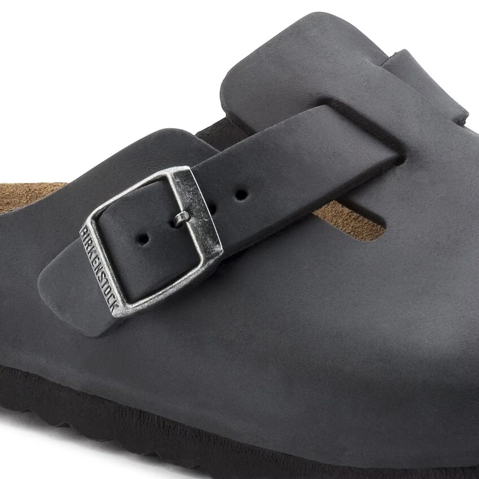 Birkenstock Boston Clog (Unisex) - Black Oiled Leather - Image 5