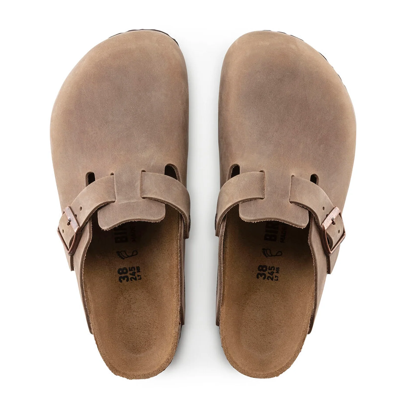 Birkenstock Boston Clog (Unisex) - Tobacco Oiled Leather - Image 2