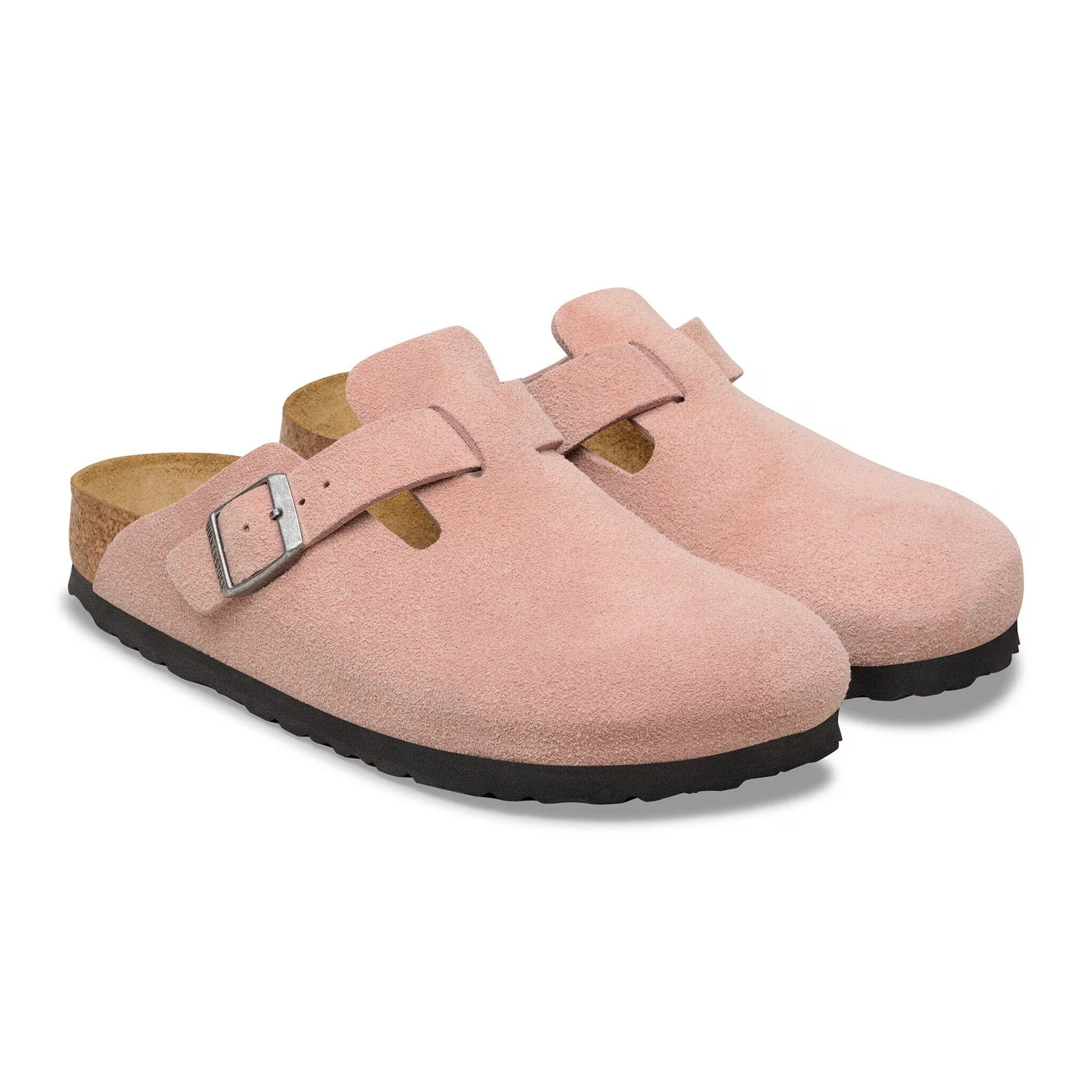 Birkenstock Boston Narrow Clog (Women) - Pink Clay Suede - Image 4