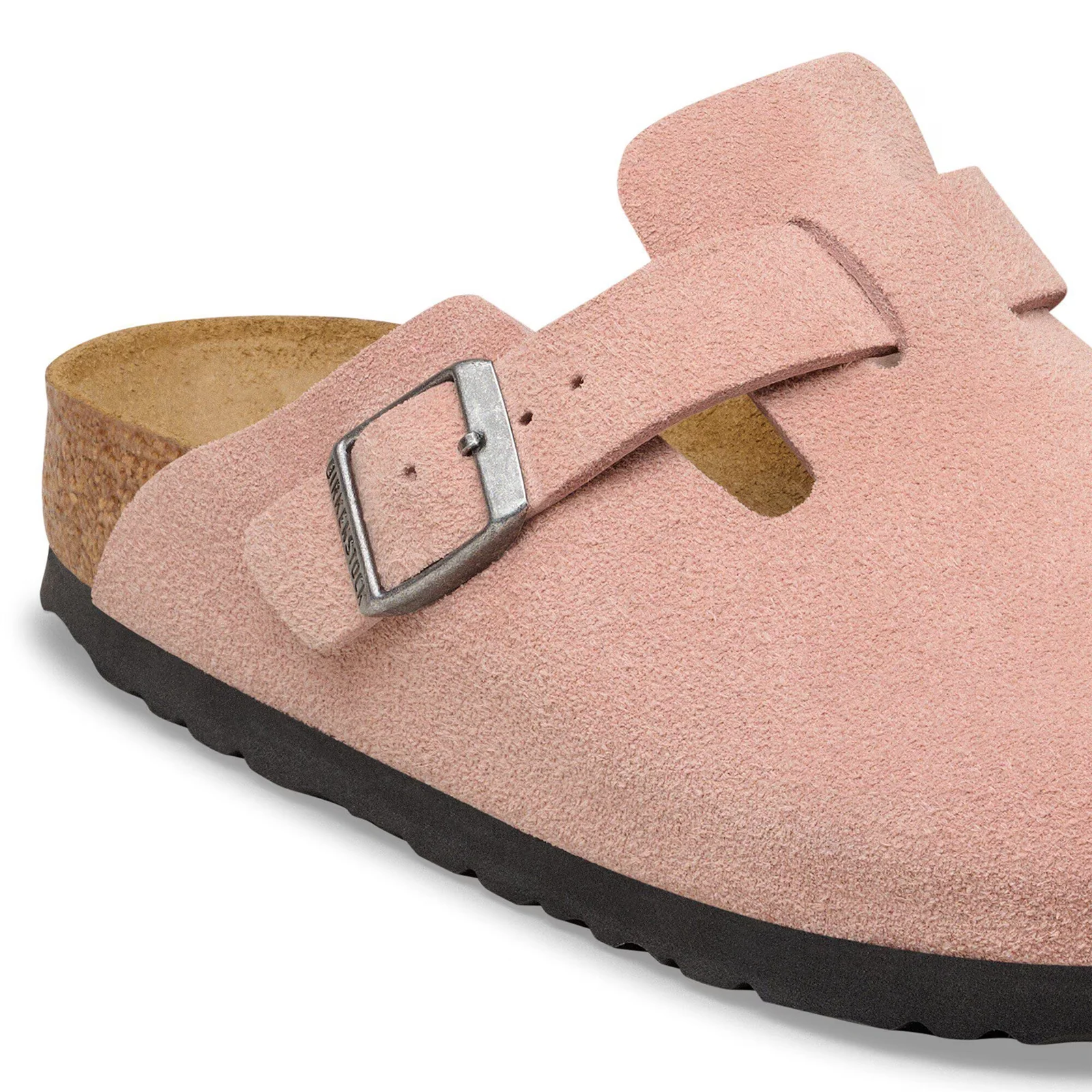Birkenstock Boston Narrow Clog (Women) - Pink Clay Suede - Image 5