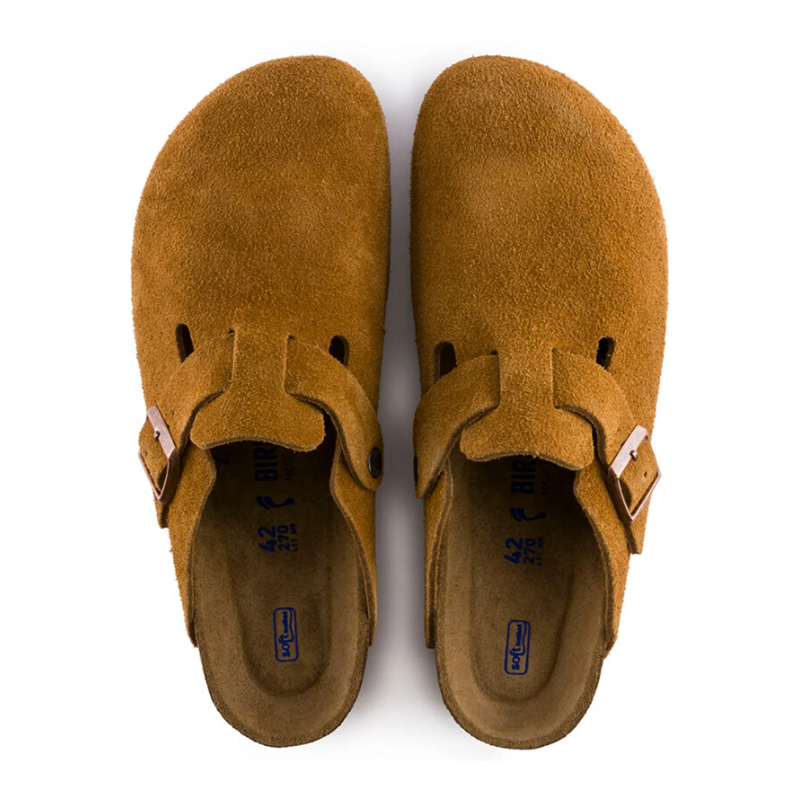 Birkenstock Boston Soft Footbed Clog (Men) - Mink Suede - Image 2