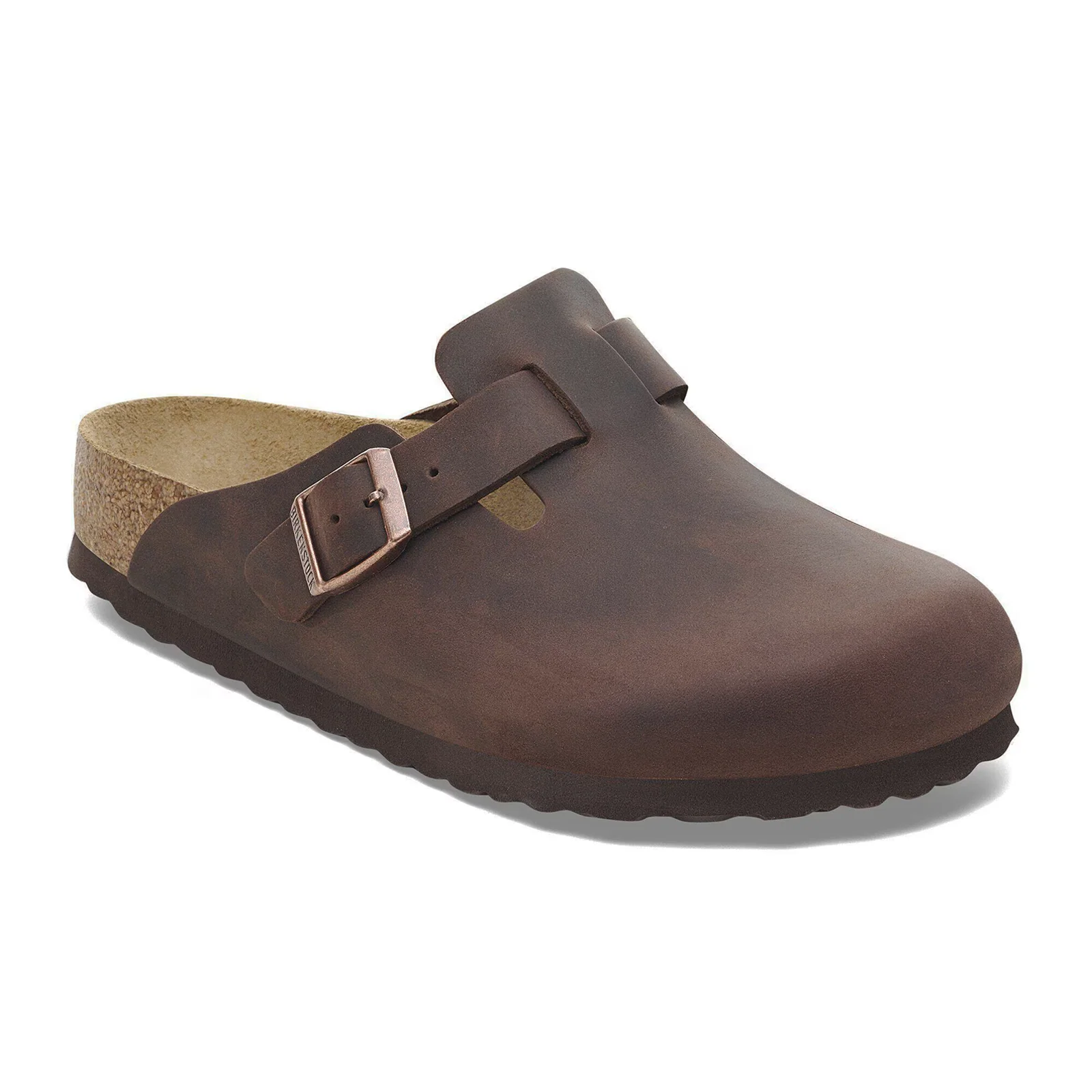 Birkenstock Boston Soft Footbed Clog (Unisex) - Habana Oiled Leather