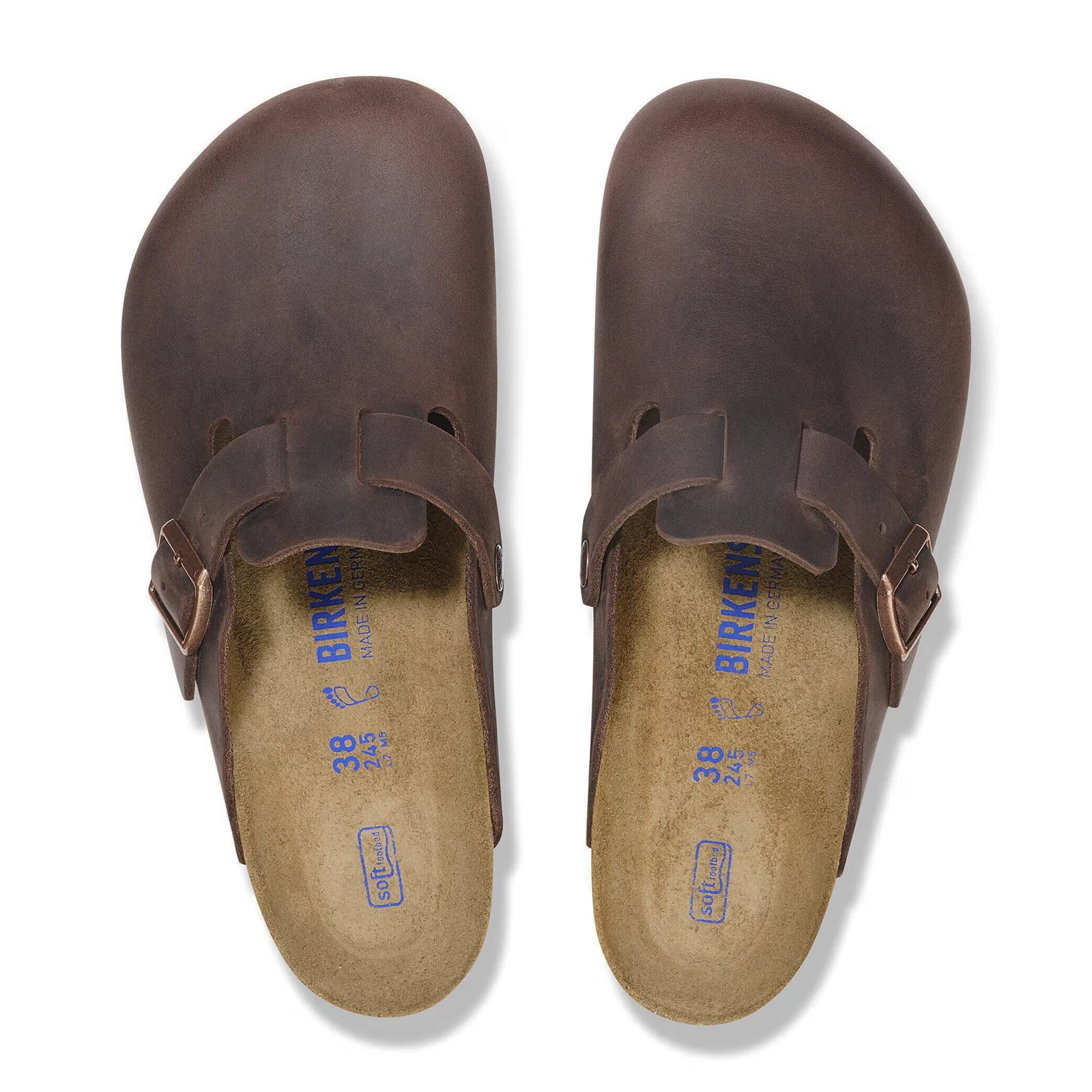 Birkenstock Boston Soft Footbed Clog (Unisex) - Habana Oiled Leather - Image 2