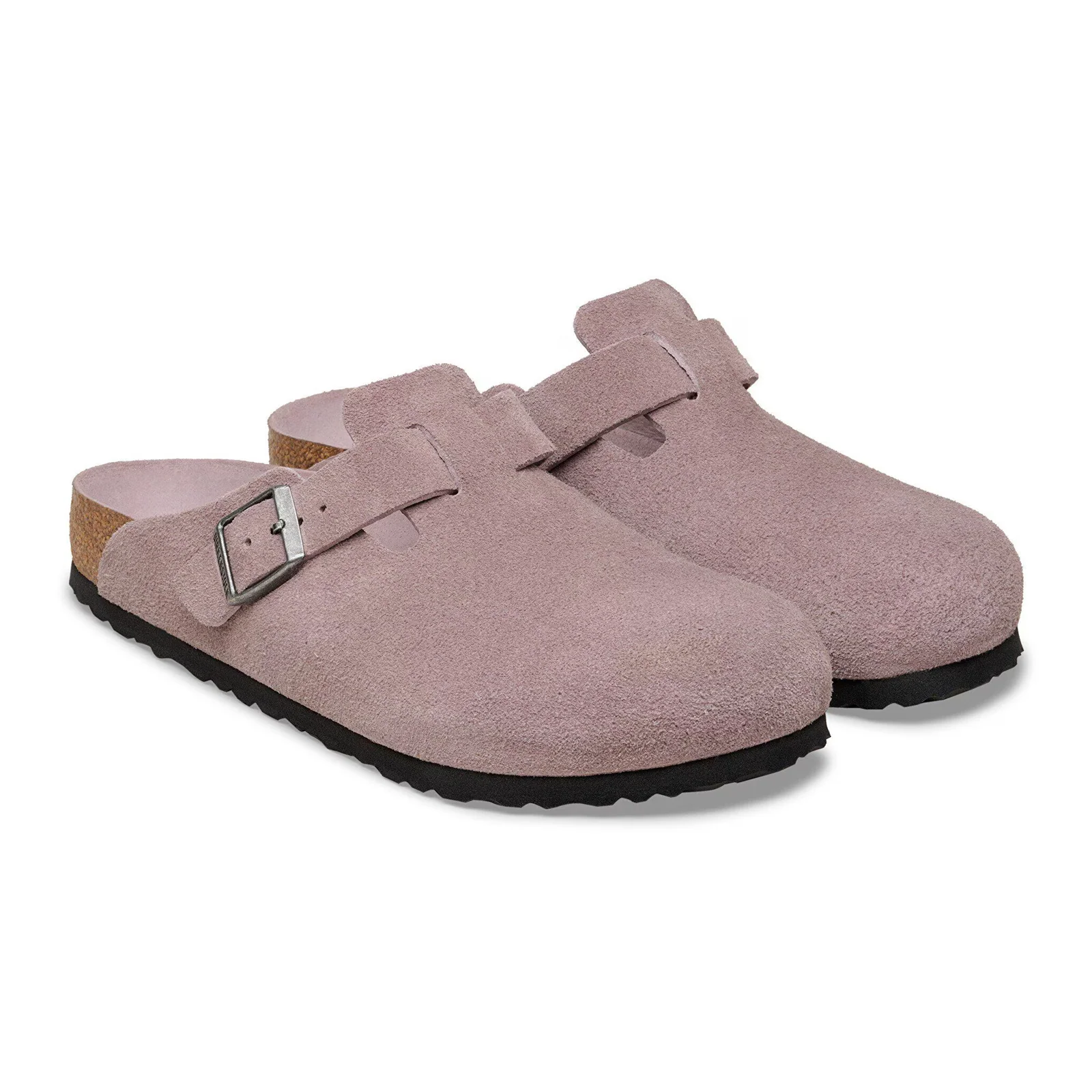 Birkenstock Boston Soft Footbed Clog (Women) - Faded Purple Suede - Image 4
