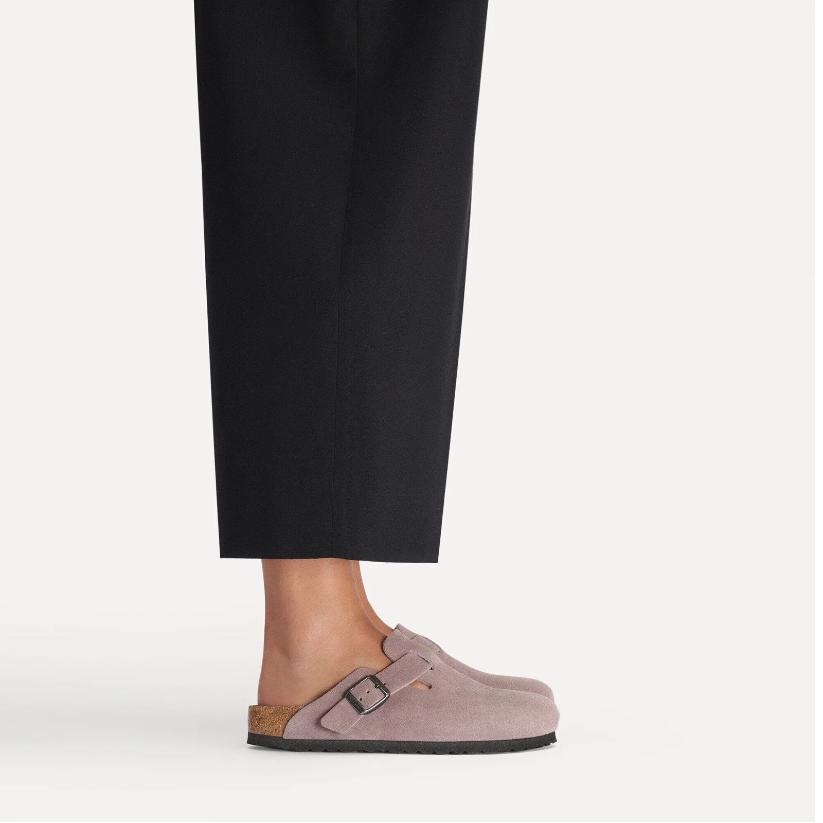 Birkenstock Boston Soft Footbed Clog (Women) - Faded Purple Suede - Image 6