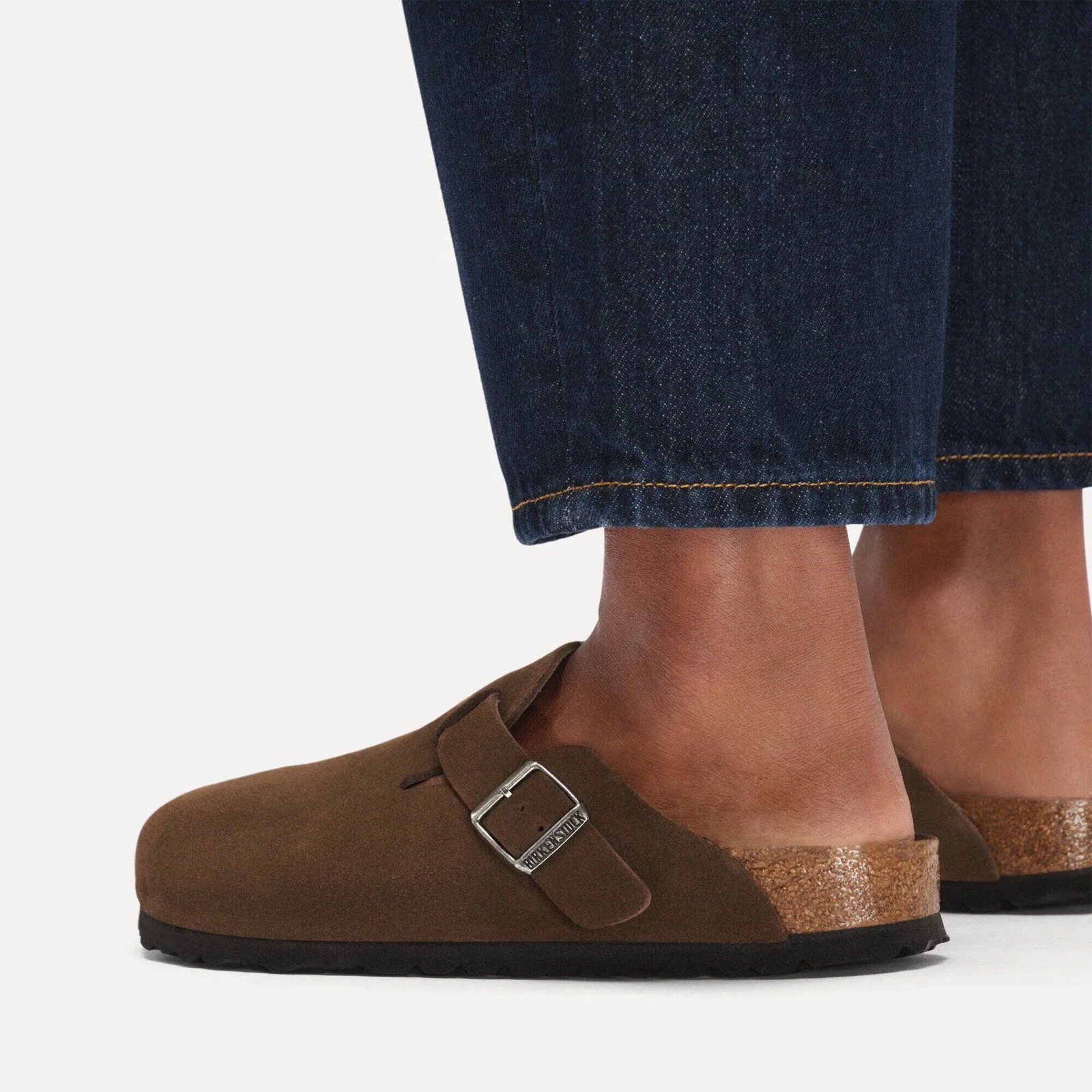 Birkenstock Boston Soft Footbed Narrow Clog (Women) - Carafe Suede - Image 6
