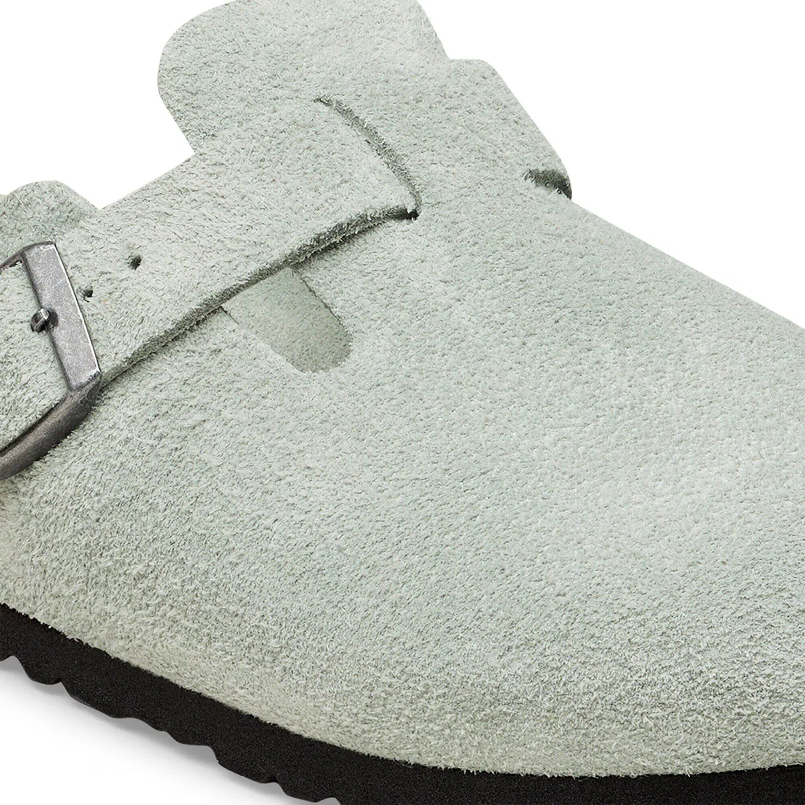 Birkenstock Boston Soft Footbed Narrow Clog (Women) - Pure Sage Suede - Image 5