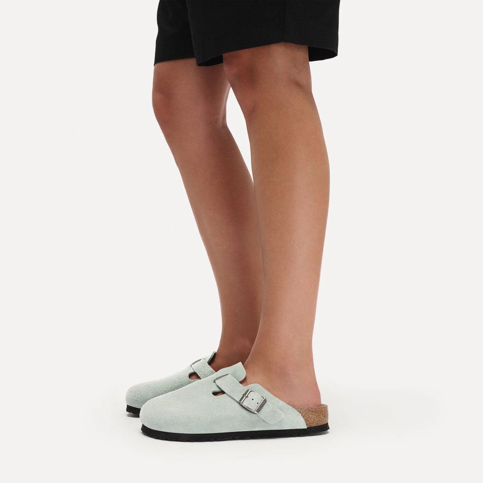 Birkenstock Boston Soft Footbed Narrow Clog (Women) - Pure Sage Suede - Image 6