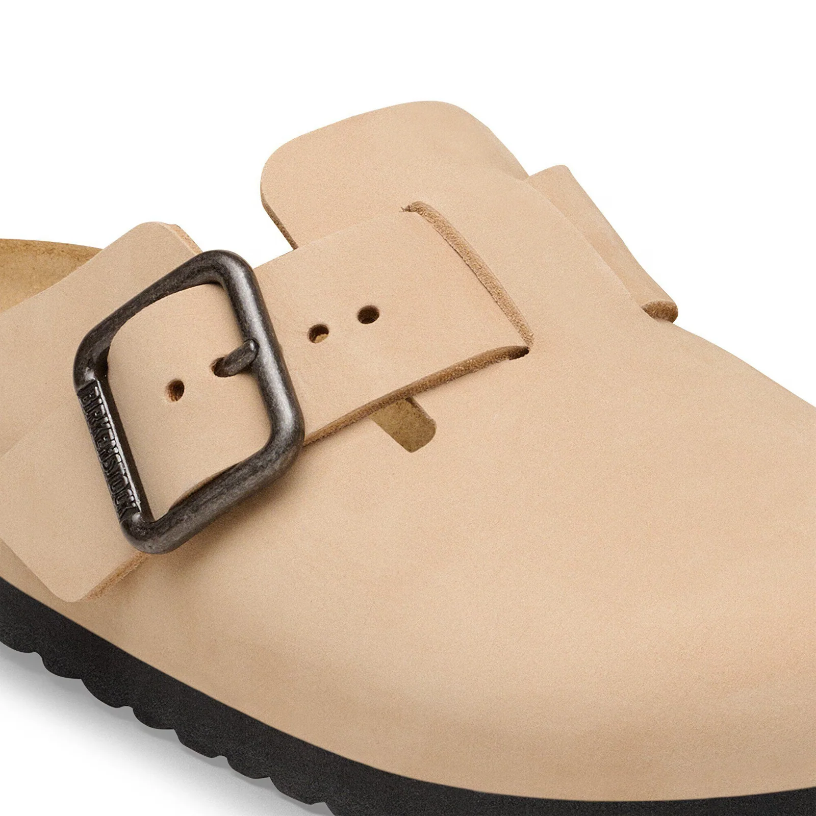 Birkenstock Boston Wire Buckle Clog (Men) - Sandcastle Nubuck - Image 5