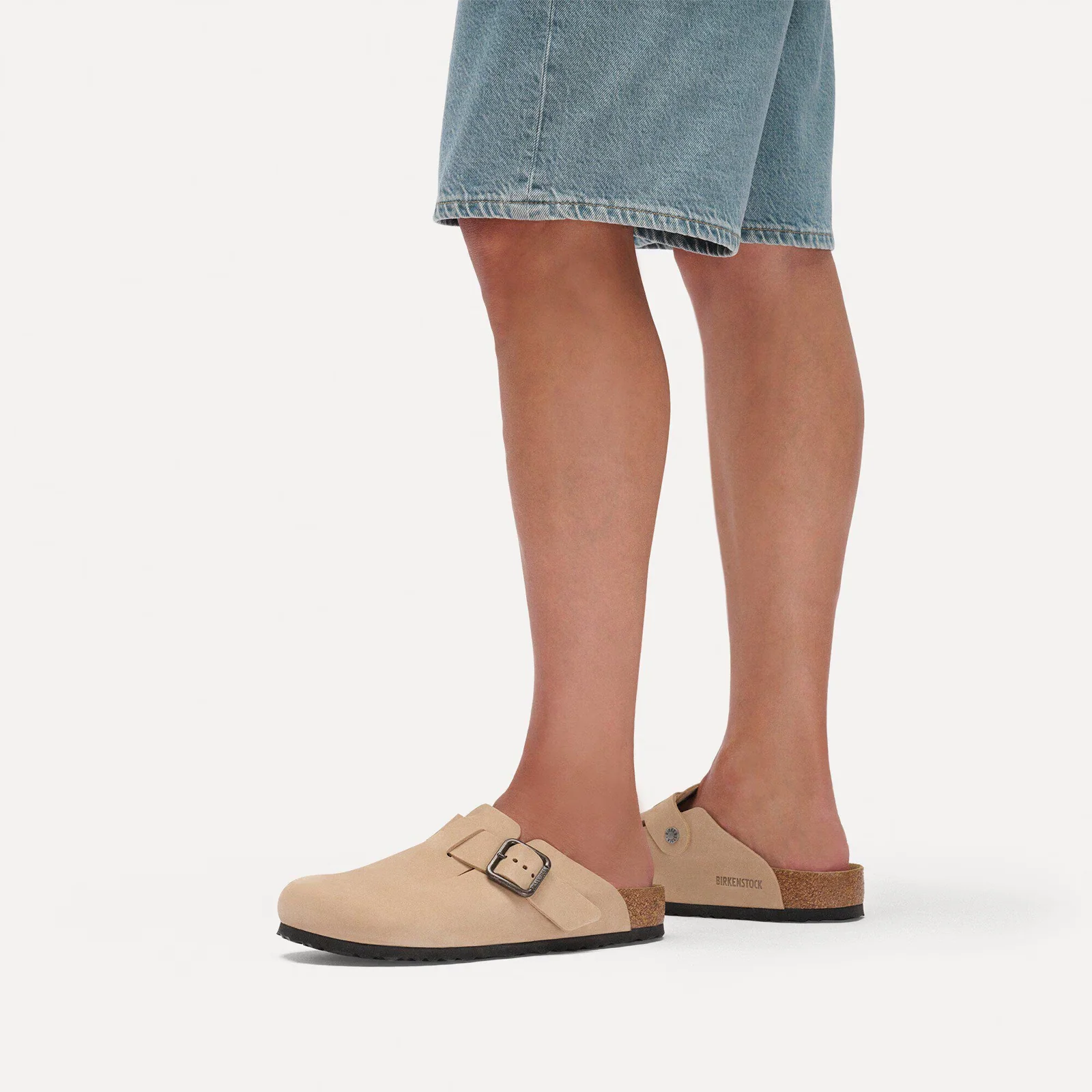 Birkenstock Boston Wire Buckle Clog (Men) - Sandcastle Nubuck - Image 6