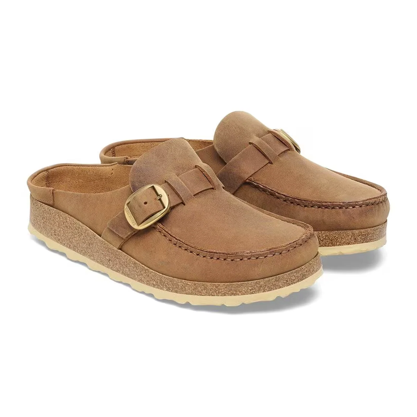 Birkenstock Buckley Clog (Women) - Cognac Oiled Leather - Image 4