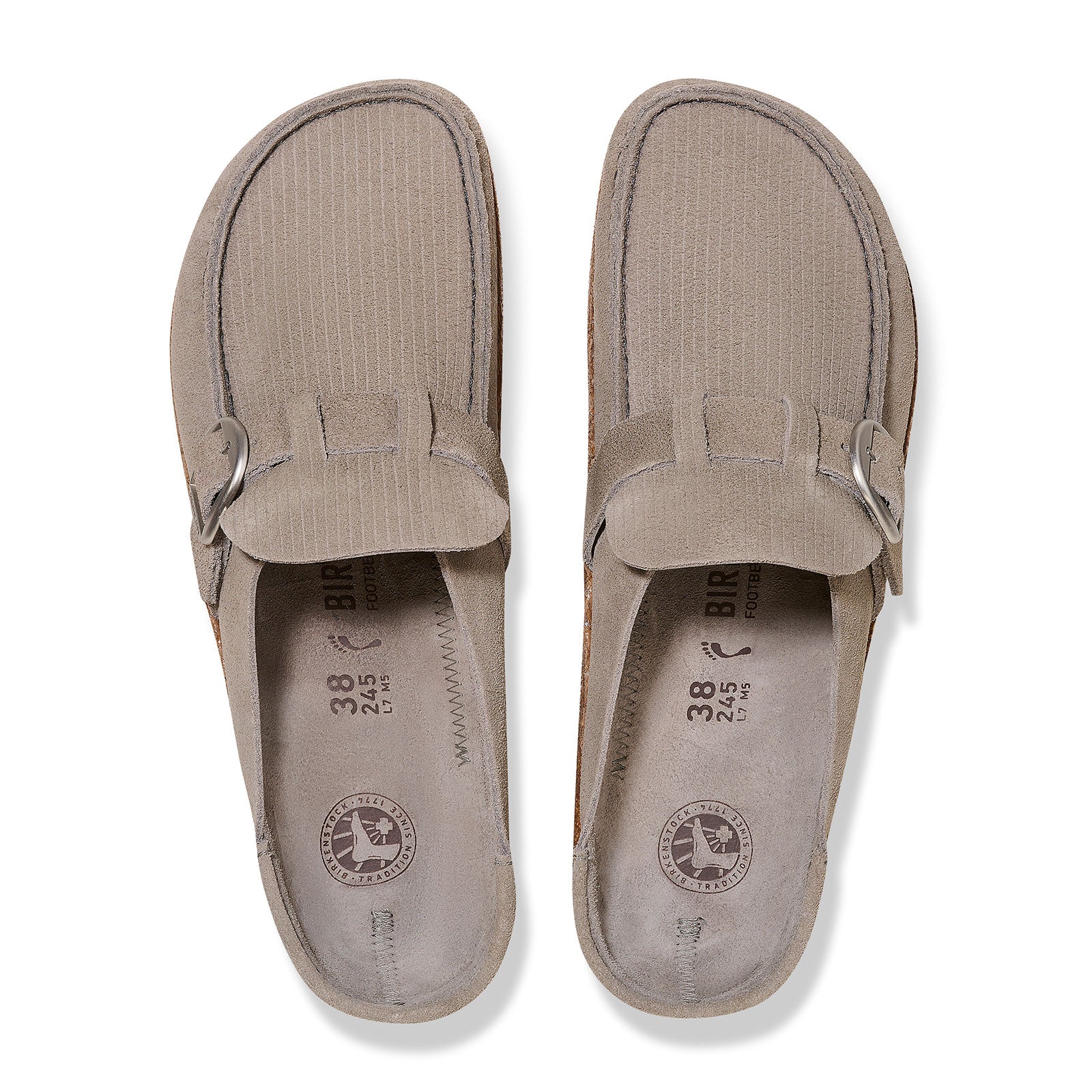 Birkenstock Buckley Narrow Clog (Women) - Corduroy Stone Coin - Image 2