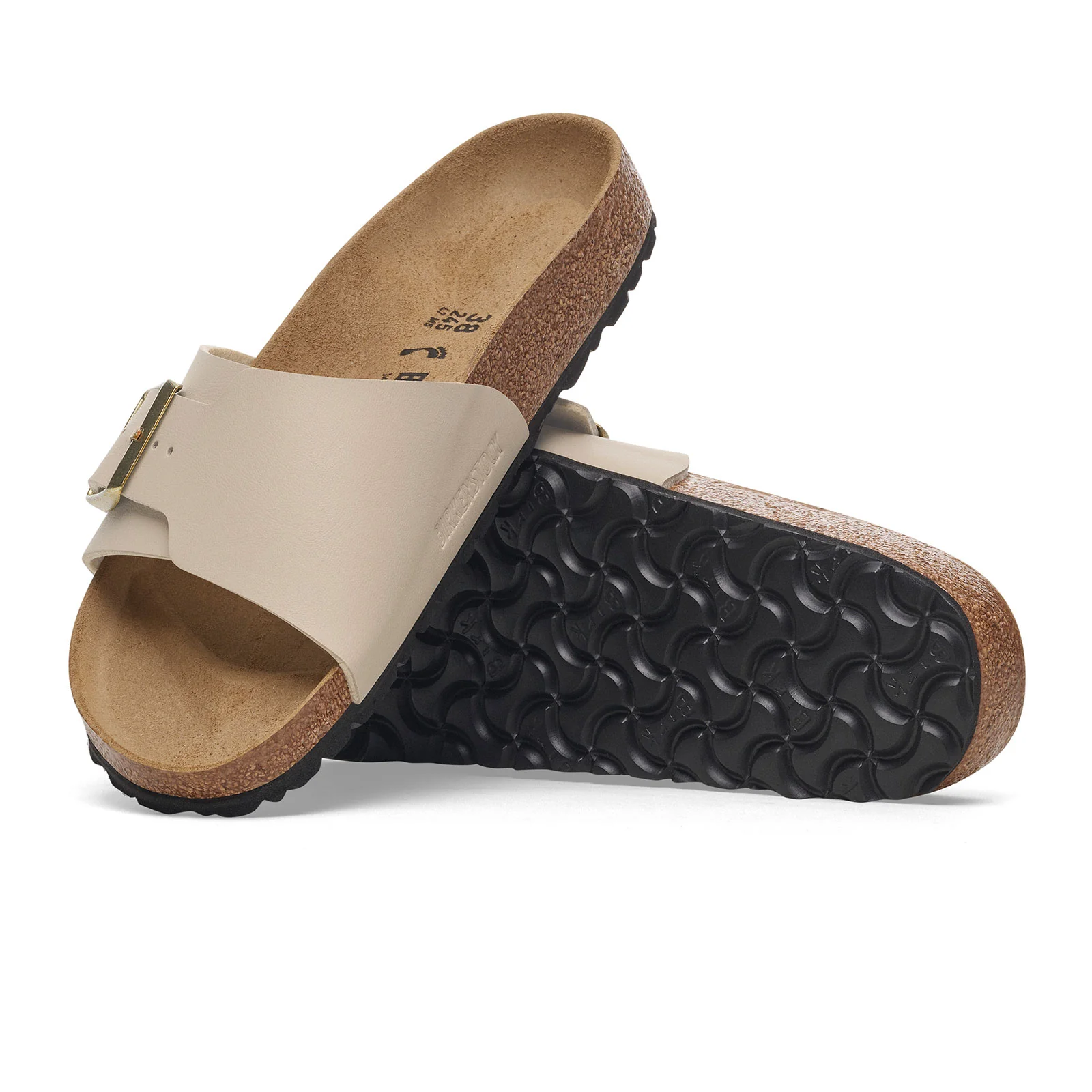 Birkenstock Catalina Narrow Slide Sandal (Women) - Sandcastle Birko-Flor - Image 3