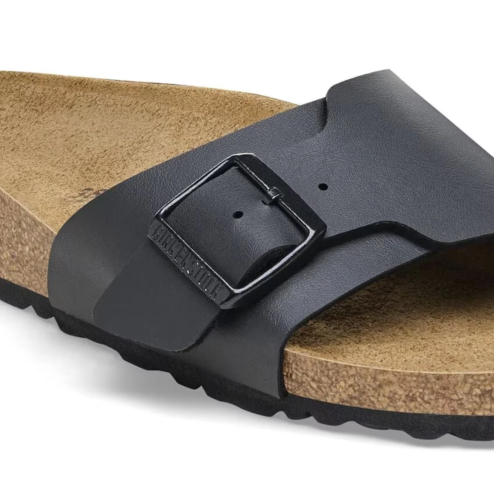 Birkenstock Catalina Narrow Slide Sandal (Women) - Black Birko-Flor - Image 5