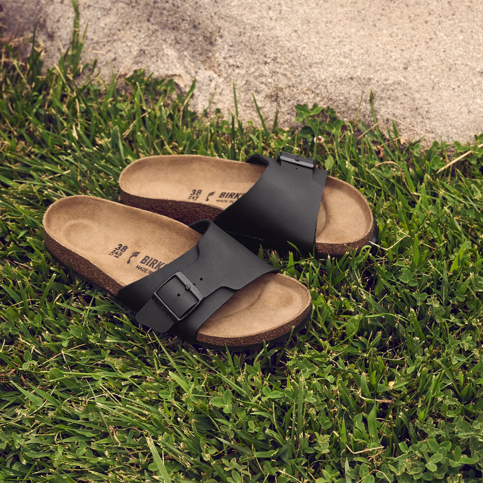 Birkenstock Catalina Narrow Slide Sandal (Women) - Black Birko-Flor - Image 8