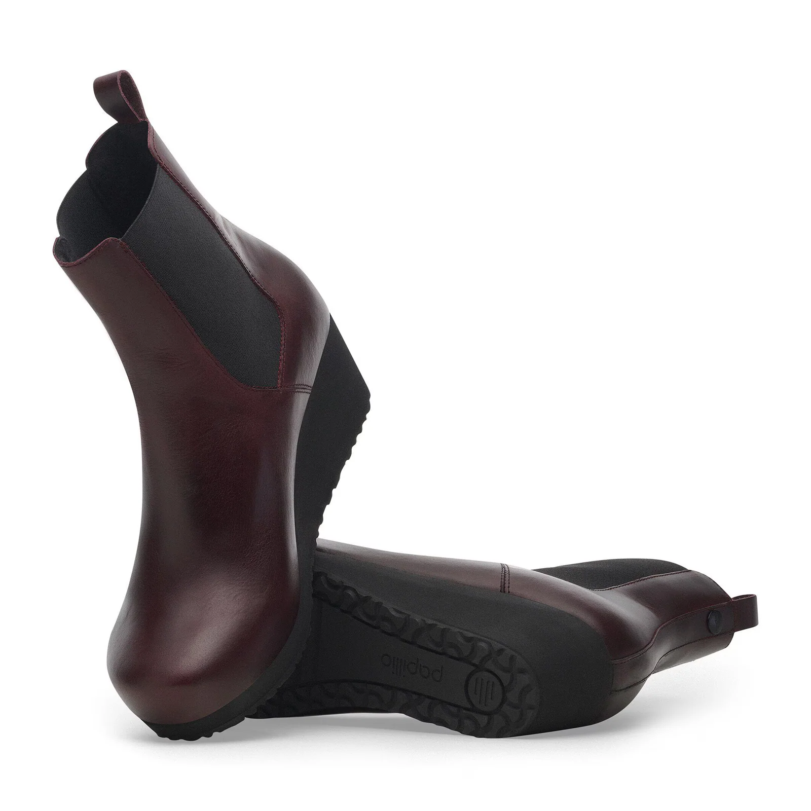 Birkenstock Ebba Narrow Chelsea Wedge Boot (Women) - Zinfandel Leather - Image 4