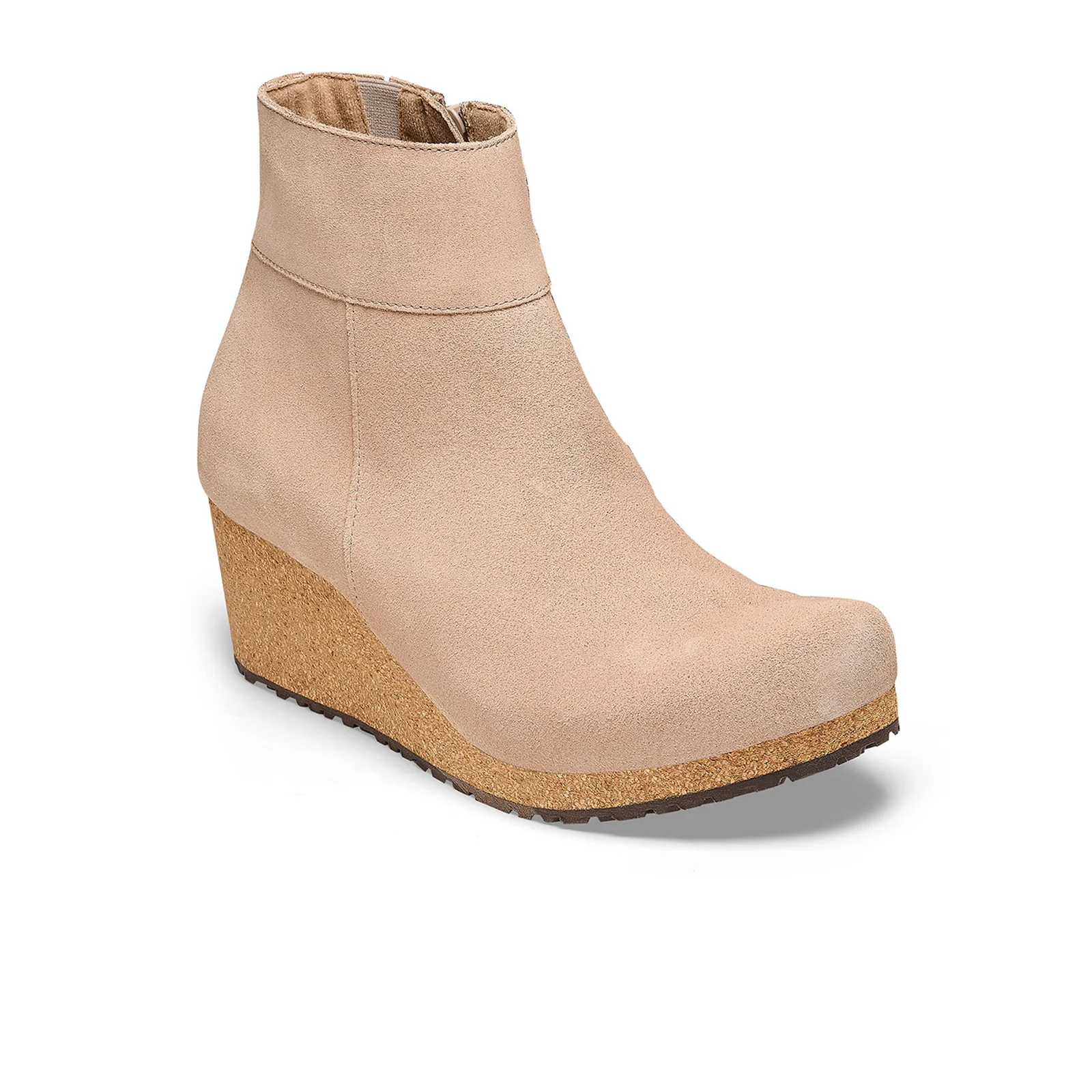 Birkenstock Ebba Narrow Wedge Boot (Women) - Warm Sand Suede