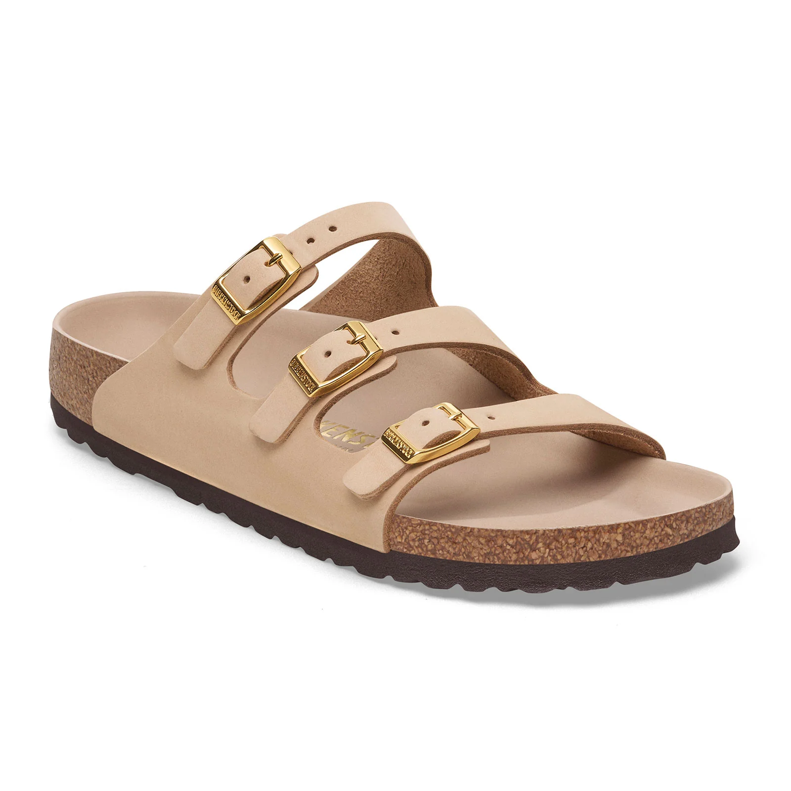 Birkenstock Florida Hex Slide Sandal (Women) - Sandcastle Nubuck