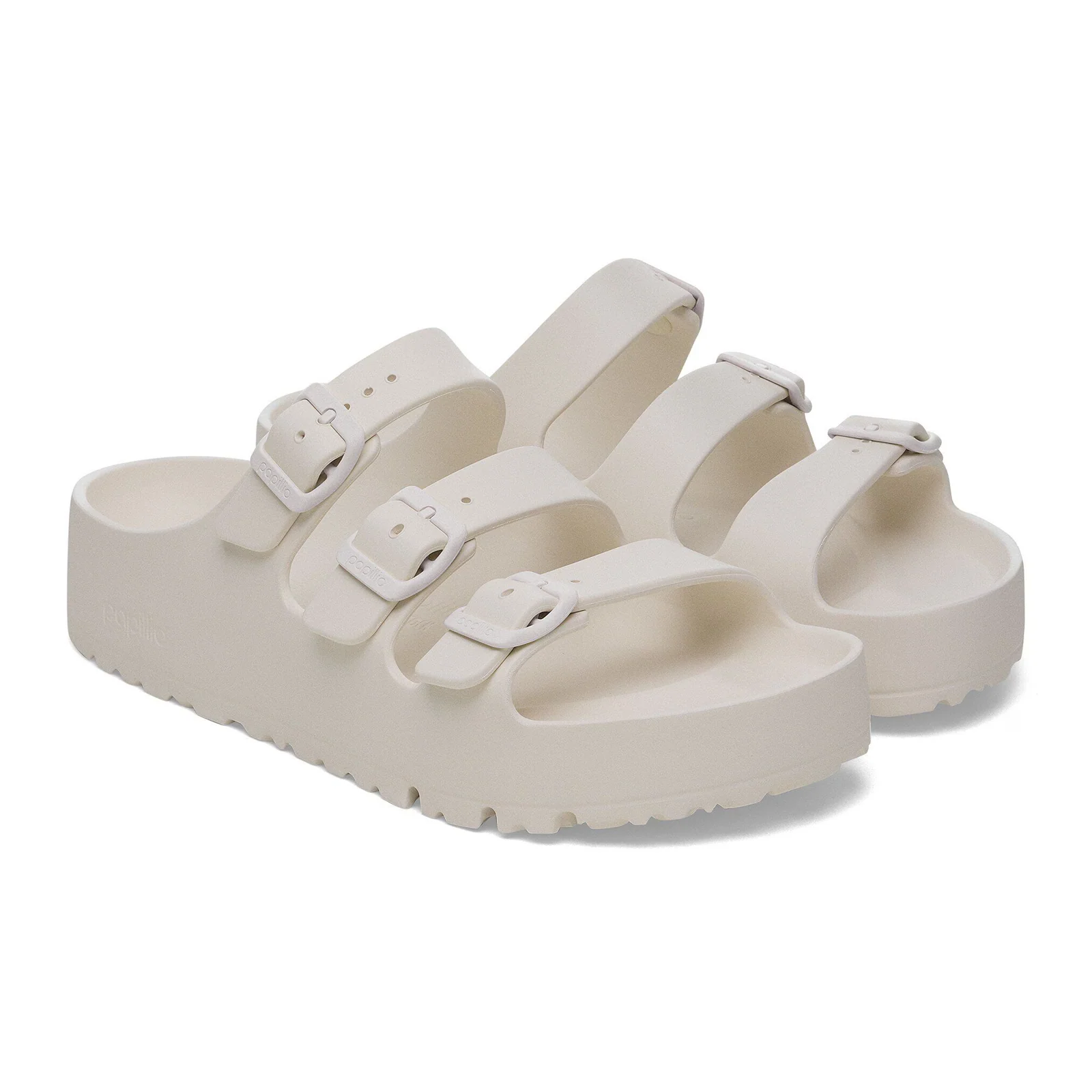 Birkenstock Florida III Flex Platform EVA Slide Sandal (Women) - Eggshell - Image 4