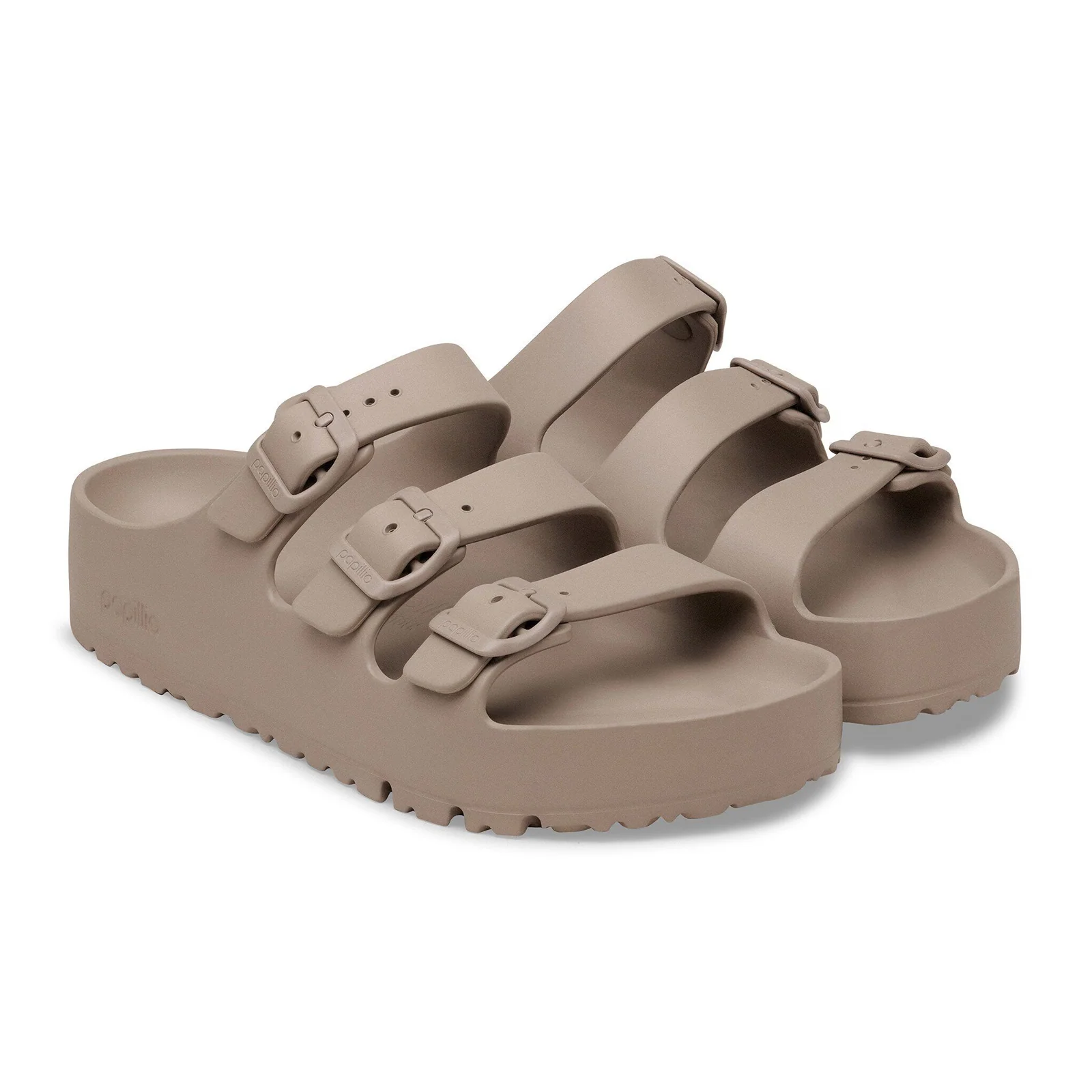 Birkenstock Florida III Flex Platform EVA Slide Sandal (Women) - Gray Taupe - Image 4