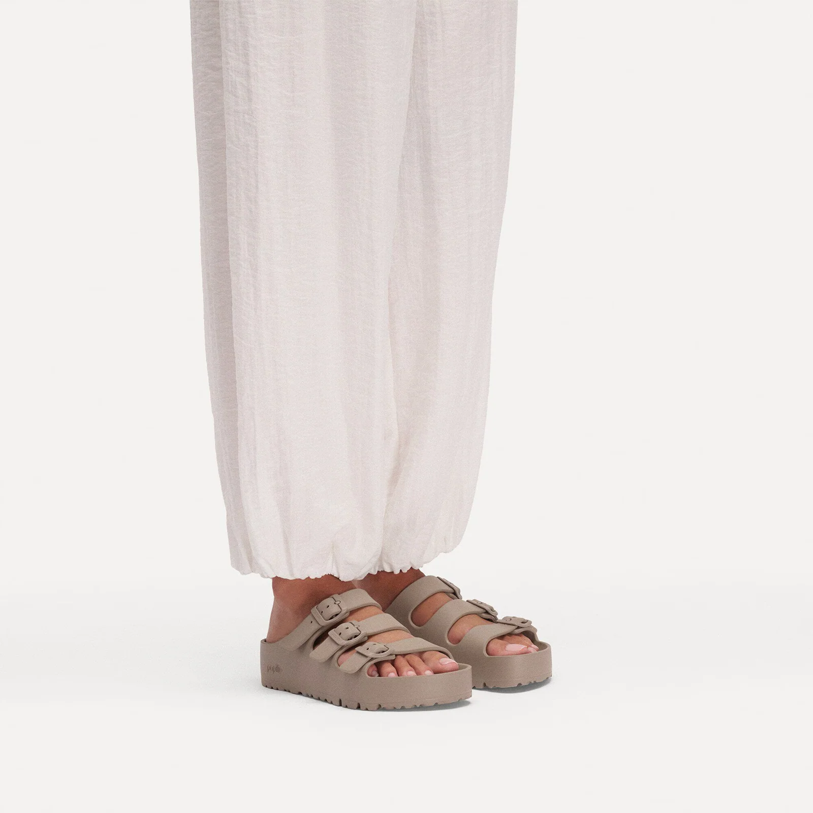 Birkenstock Florida III Flex Platform EVA Slide Sandal (Women) - Gray Taupe - Image 6
