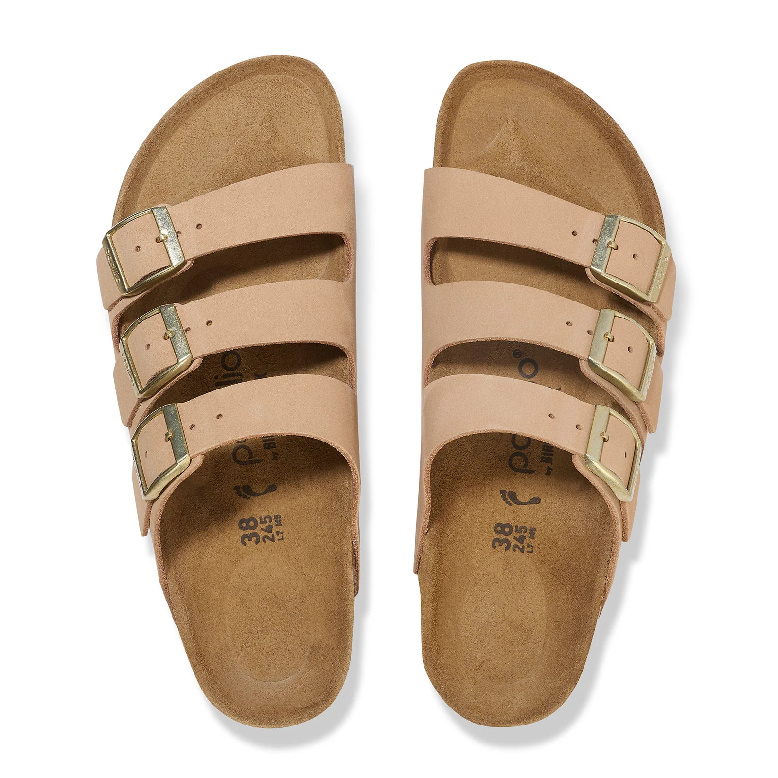 Birkenstock Florida III Platform Slide Sandal (Women) - Sandcastle Nubuck - Image 2