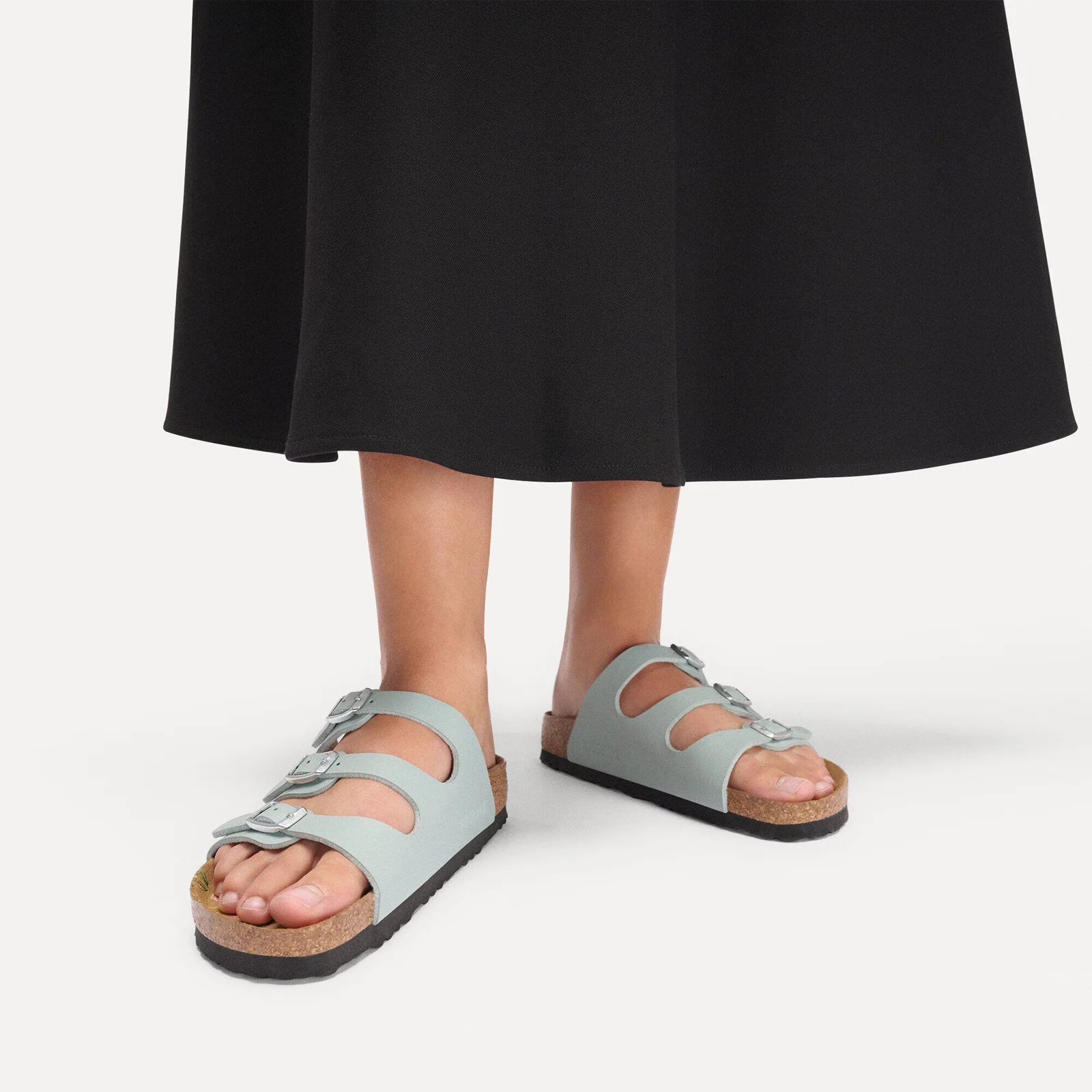 Birkenstock Florida Slide Sandal (Women) - Flowers Pure Sage Birko-Flor - Image 6