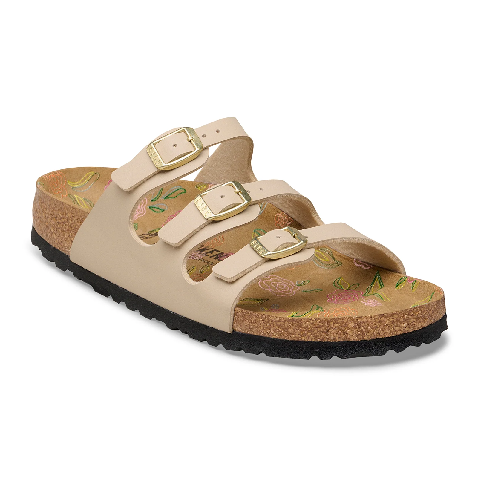 Birkenstock Florida Slide Sandal (Women) - Flowers Sandcastle Birko-Flor