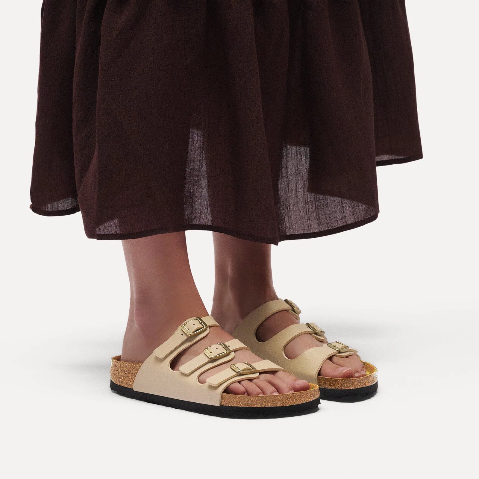 Birkenstock Florida Slide Sandal (Women) - Flowers Sandcastle Birko-Flor - Image 6