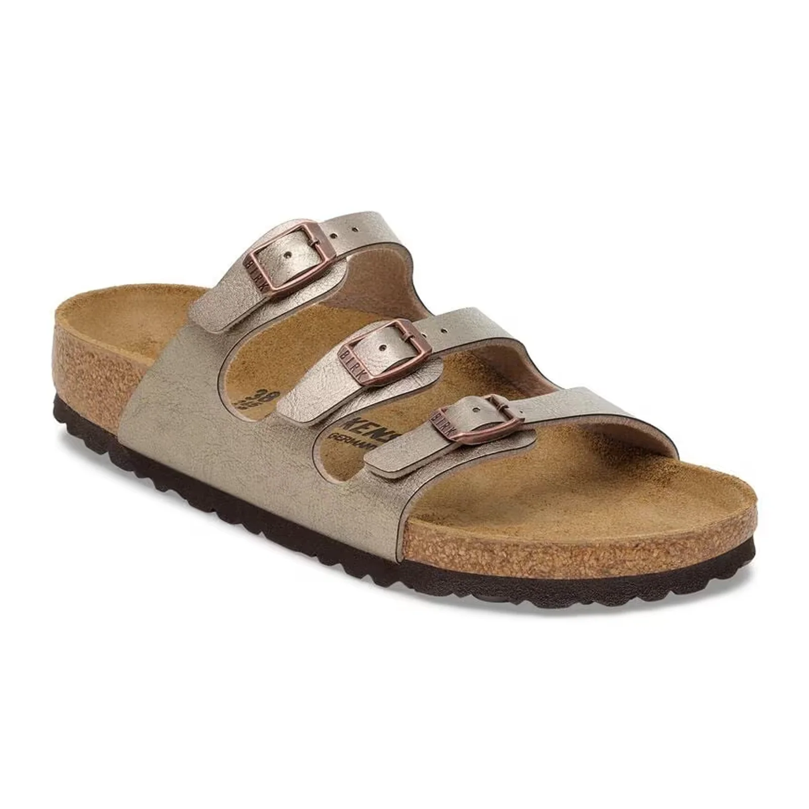 Birkenstock Florida Slide Sandal (Women) - Graceful Taupe Birko-Flor
