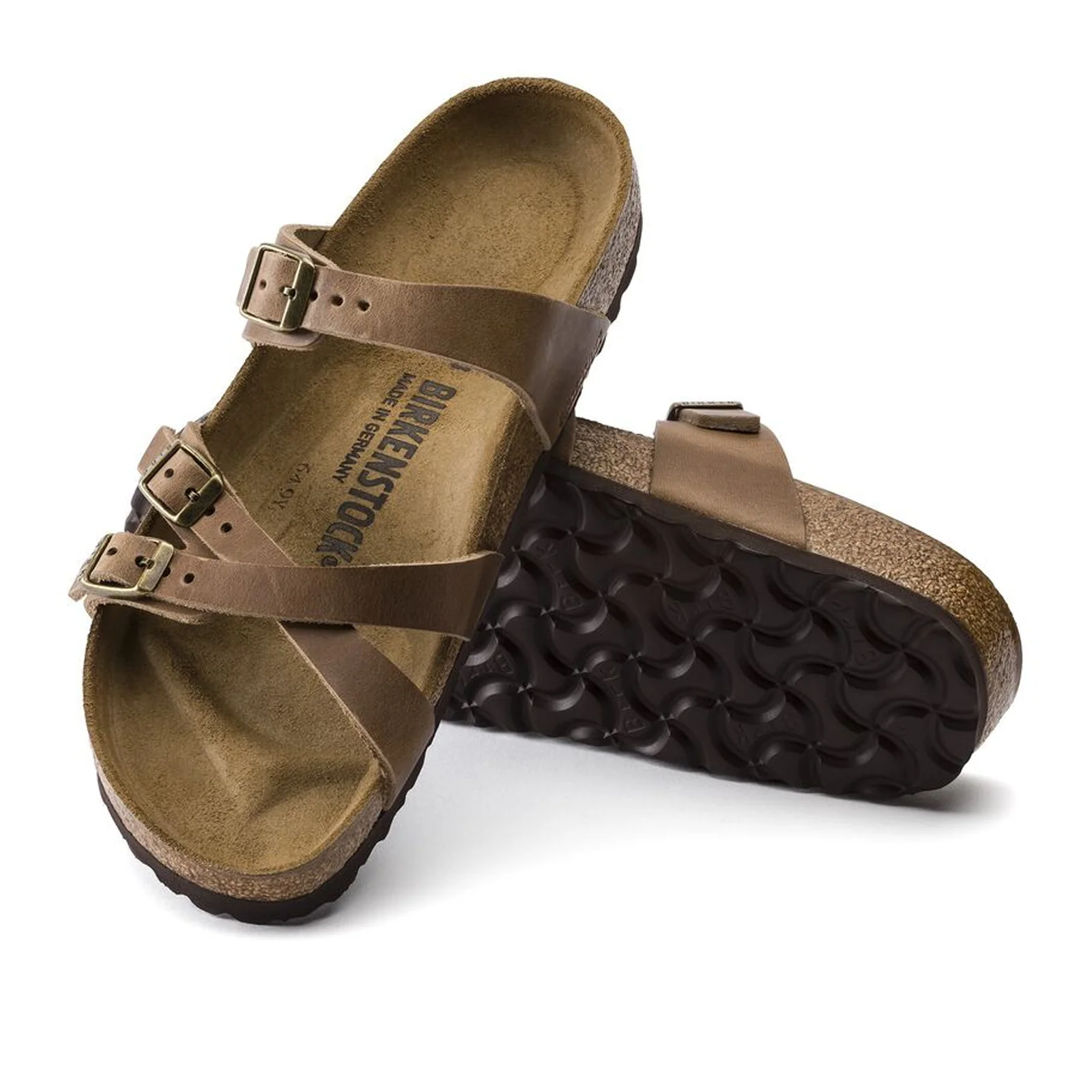 Birkenstock Franca Slide Sandal (Women) - Tobacco Oiled Leather - Image 3