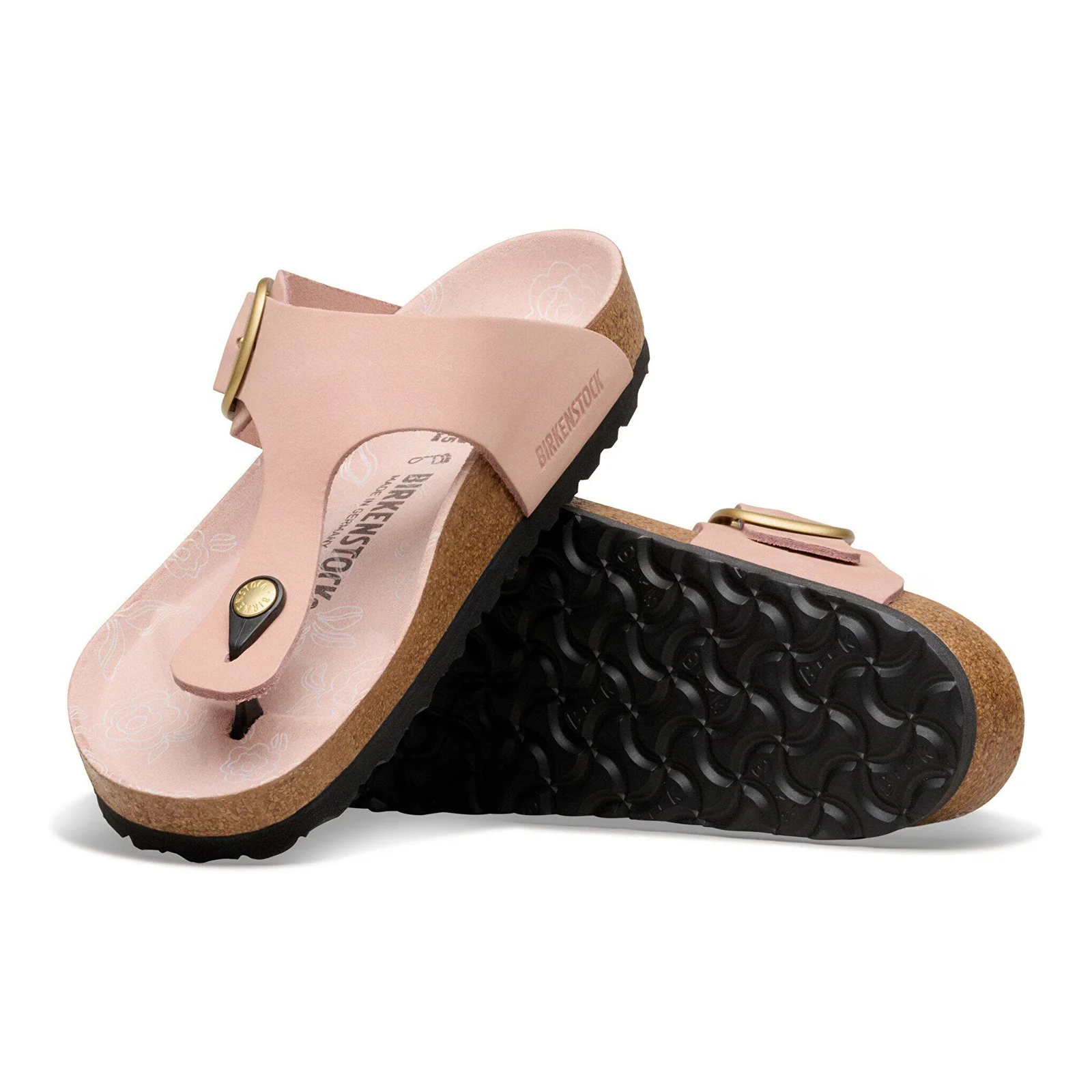 Birkenstock Gizeh Big Buckle Sandal (Women) - Soft Pink Nubuck - Image 3