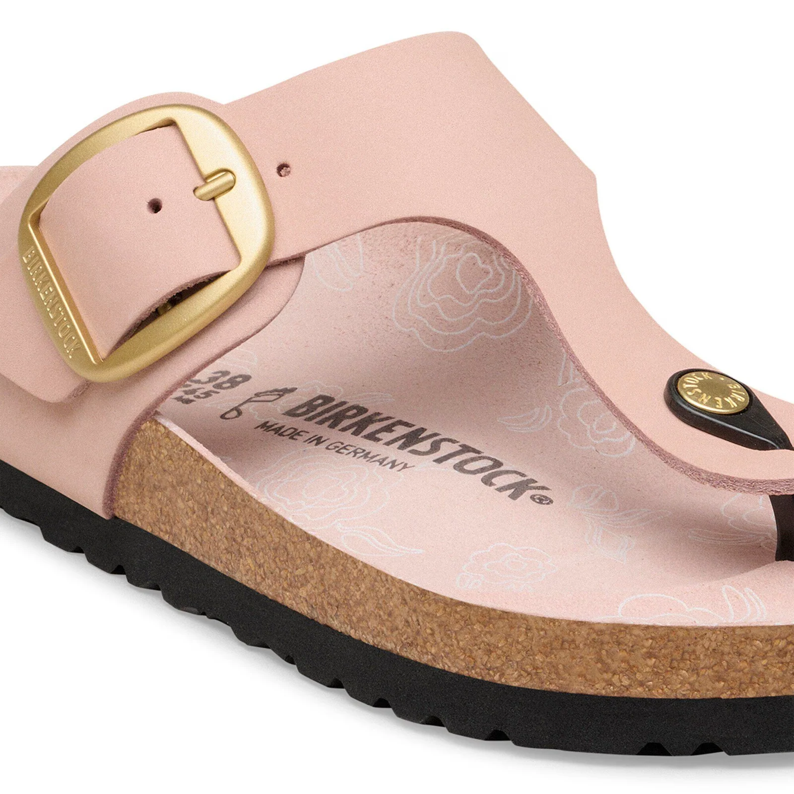 Birkenstock Gizeh Big Buckle Sandal (Women) - Soft Pink Nubuck - Image 5