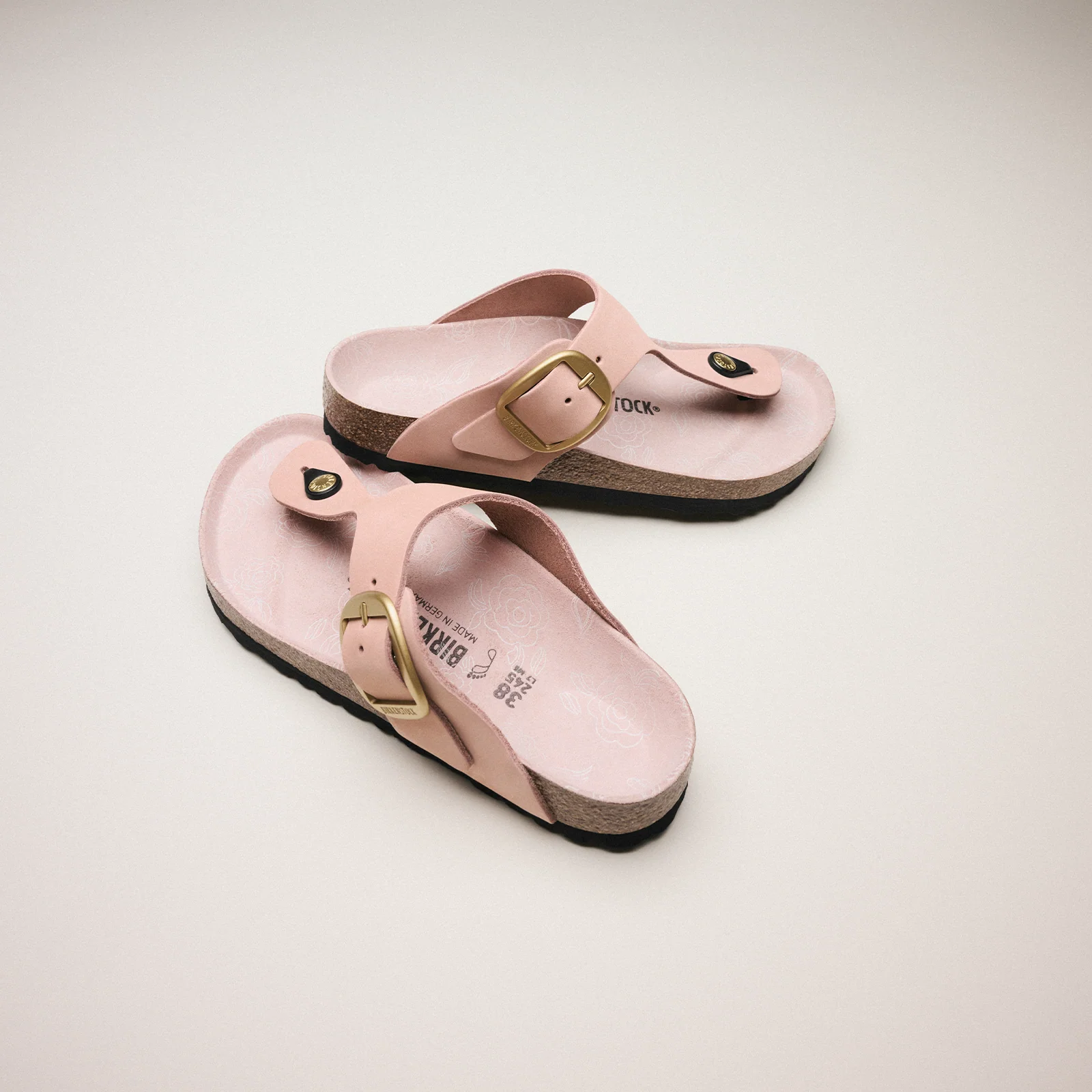 Birkenstock Gizeh Big Buckle Sandal (Women) - Soft Pink Nubuck - Image 8