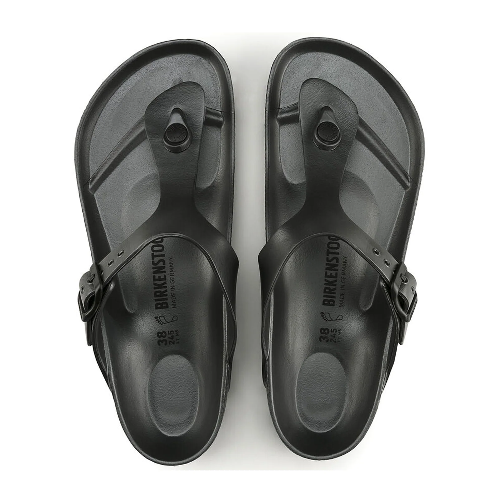 Birkenstock Gizeh EVA Sandal (Women) - Metallic Anthracite - Image 2