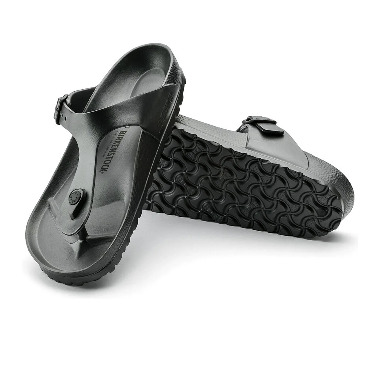 Birkenstock Gizeh EVA Sandal (Women) - Metallic Anthracite - Image 3