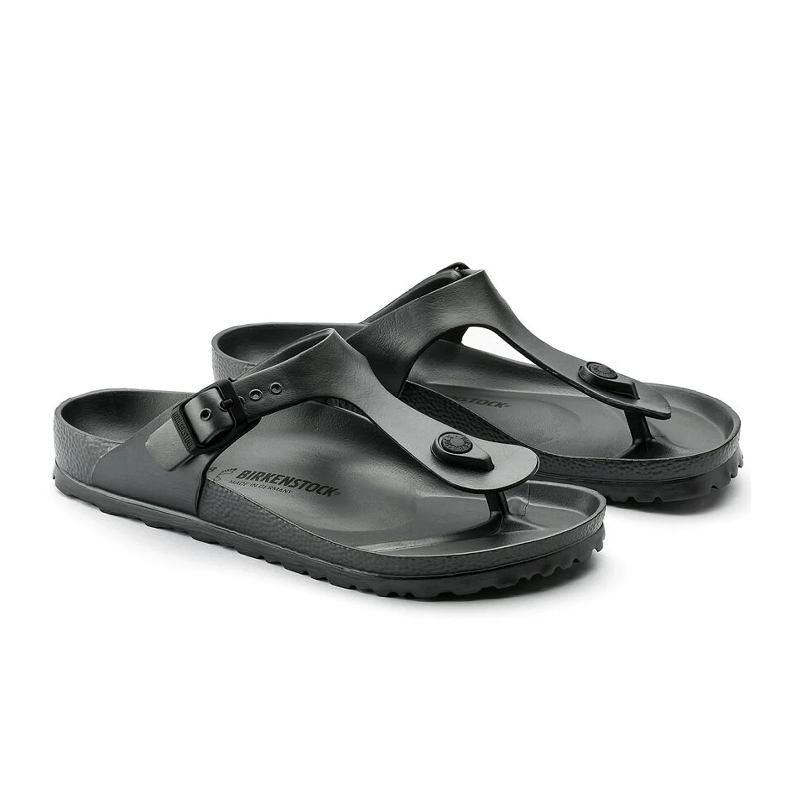 Birkenstock Gizeh EVA Sandal (Women) - Metallic Anthracite - Image 4