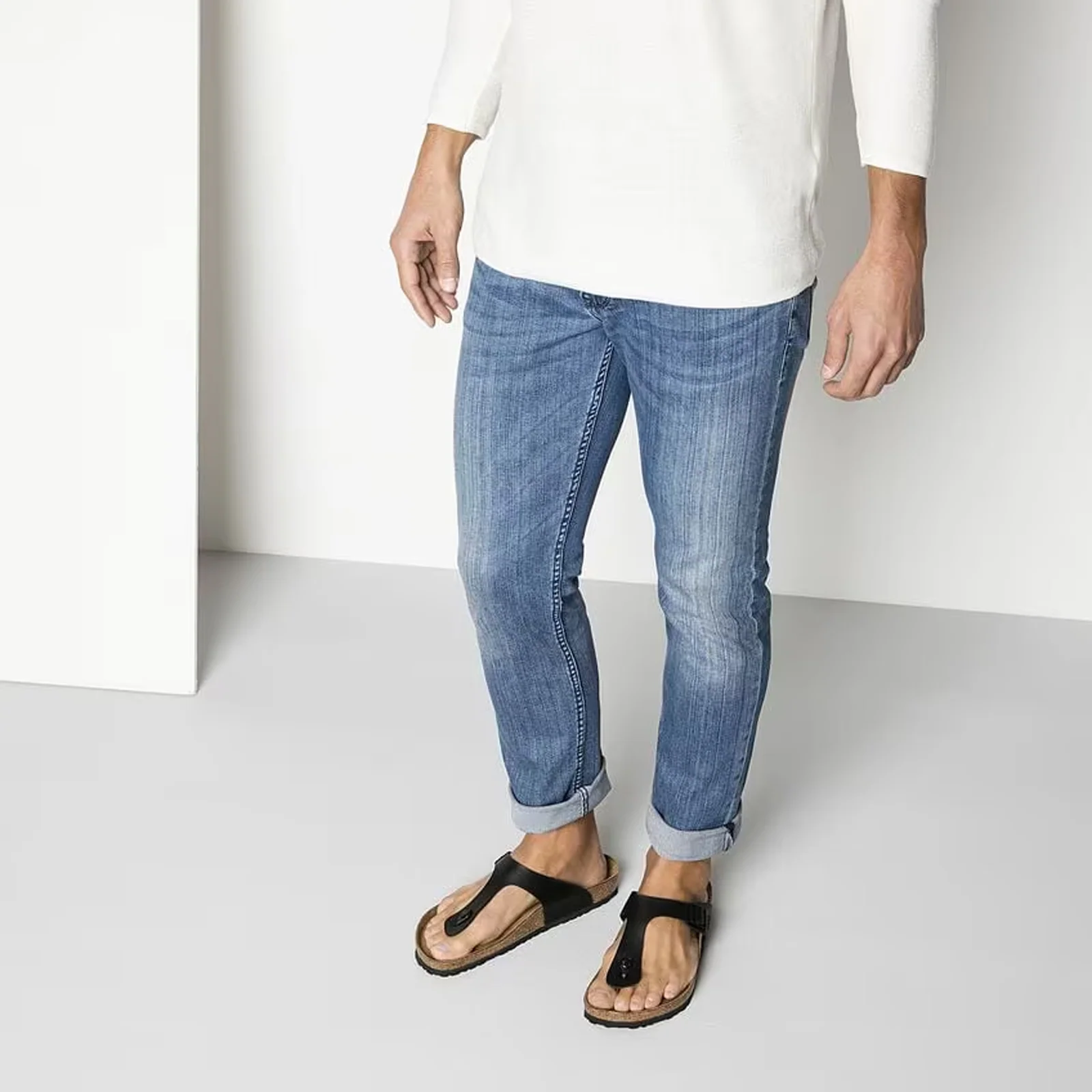 Birkenstock Gizeh Sandal (Women) - Black Birko-Flor - Image 8