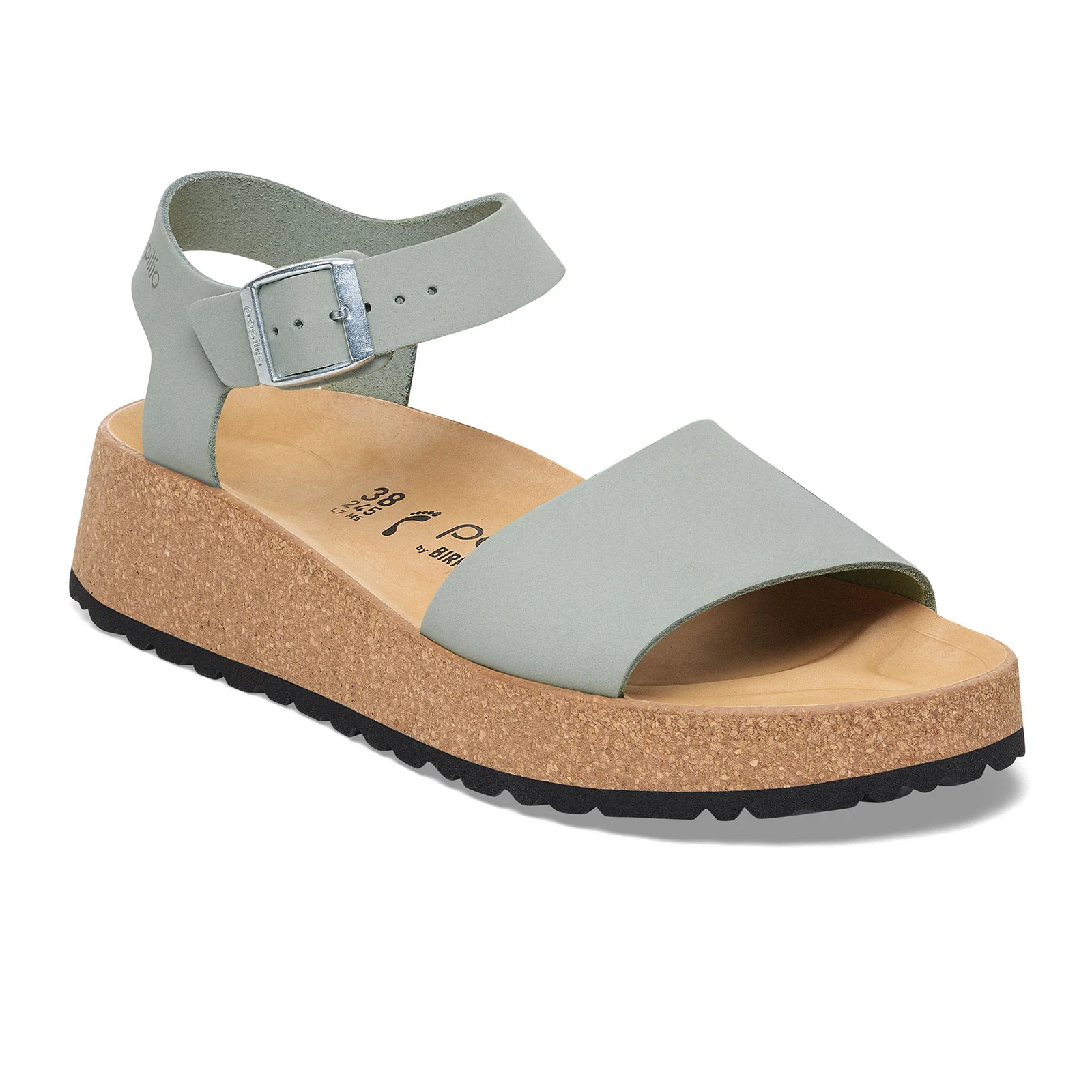 Birkenstock Glenda Narrow Wedge Sandal (Women) - Pure Sage Nubuck