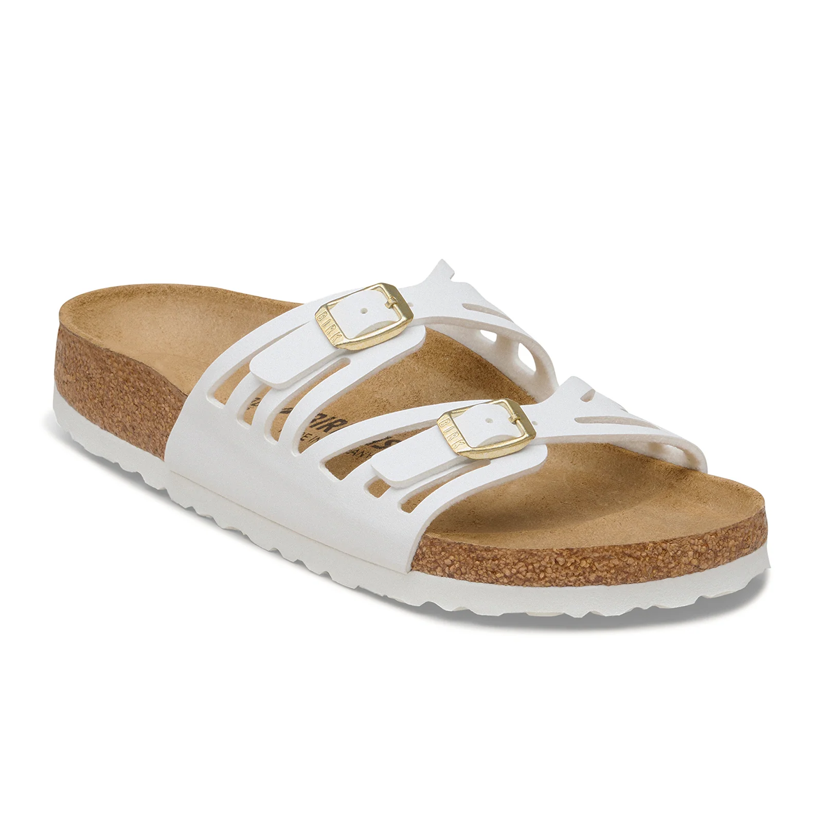 Birkenstock Granada Narrow Slide Sandal (Women) - White Birko-Flor